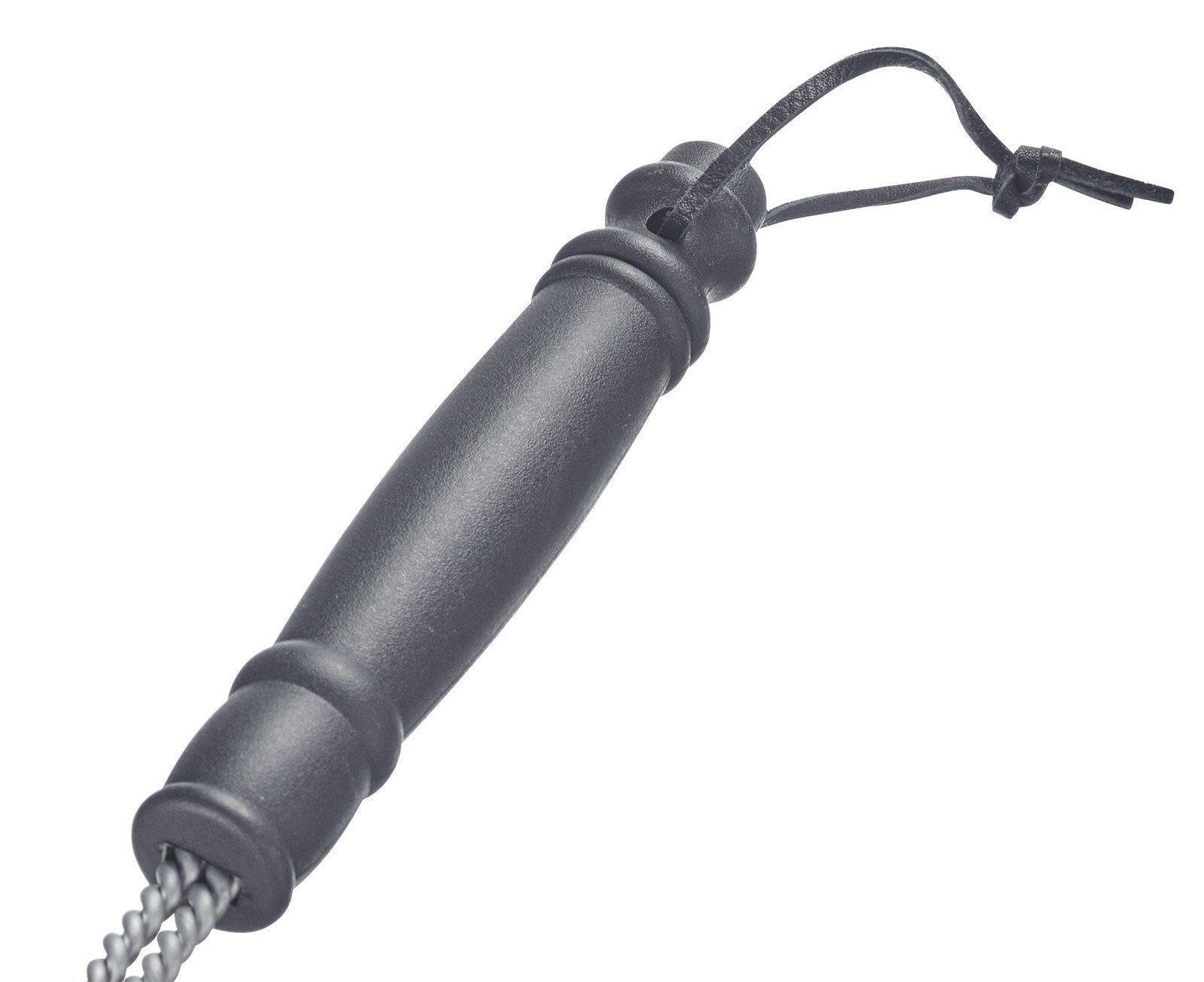 Robuste Edelstahl-Grillbürste von Westmark mit langem Griff, ideal für die gründliche Reinigung von Grillrosten.