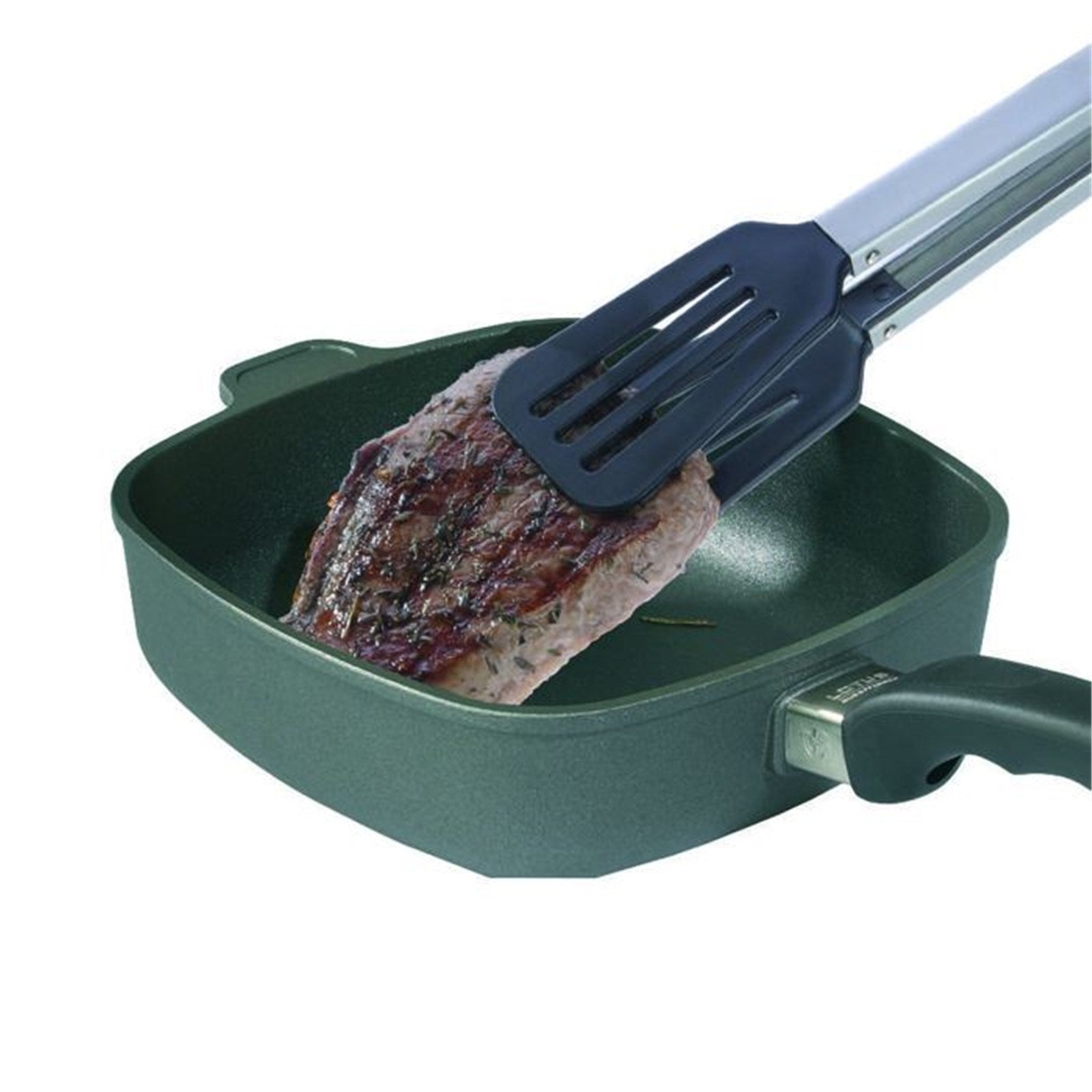 Die 34cm lange Westmark Comfort Silicone Maxi Servierzange ist hitzebeständig und perfekt für sicheres Greifen und Wenden in der Küche.