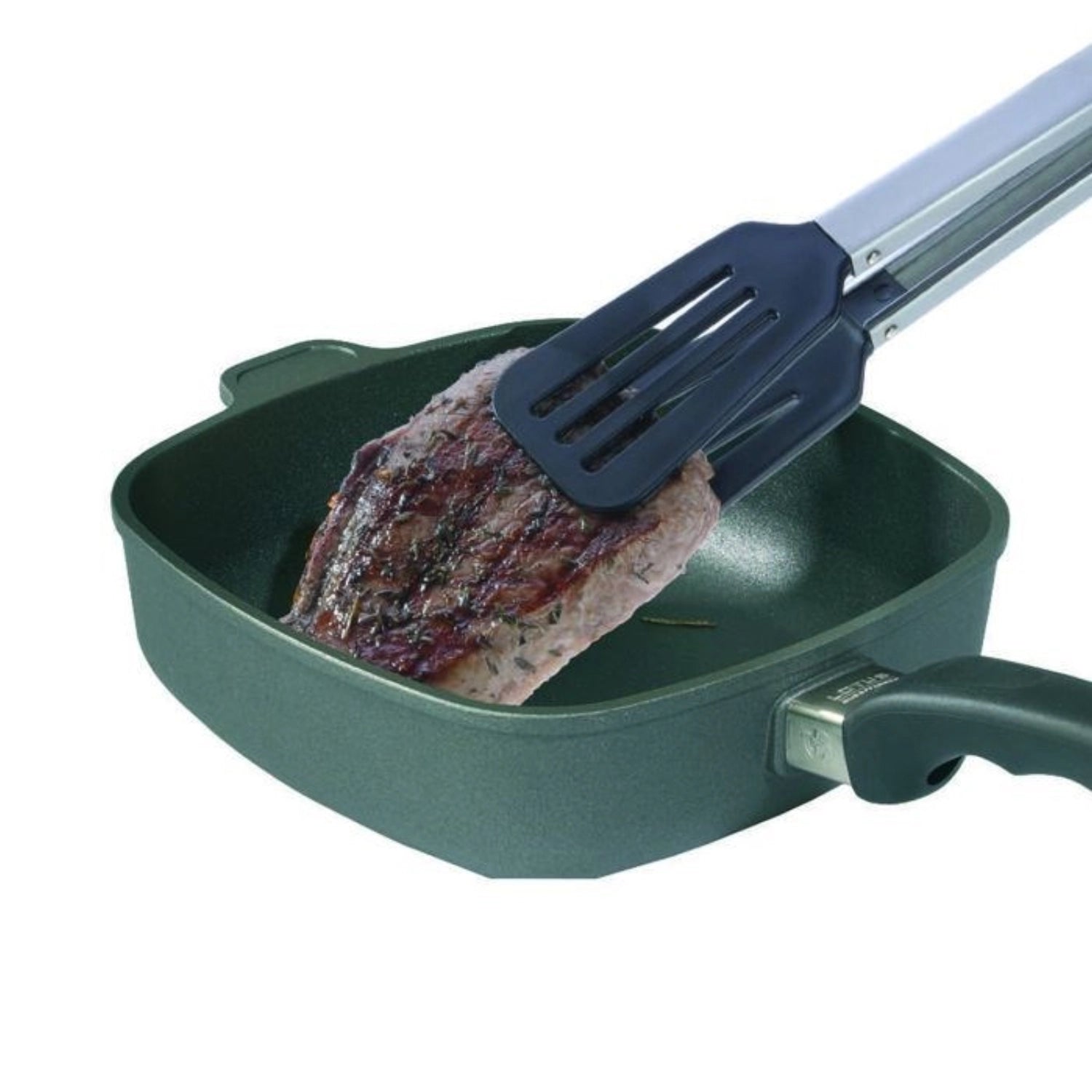 Praktische 34 cm lange Servierzange aus hochwertigem Silikon von Westmark, ideal für das elegante Servieren und Portionieren von Speisen.