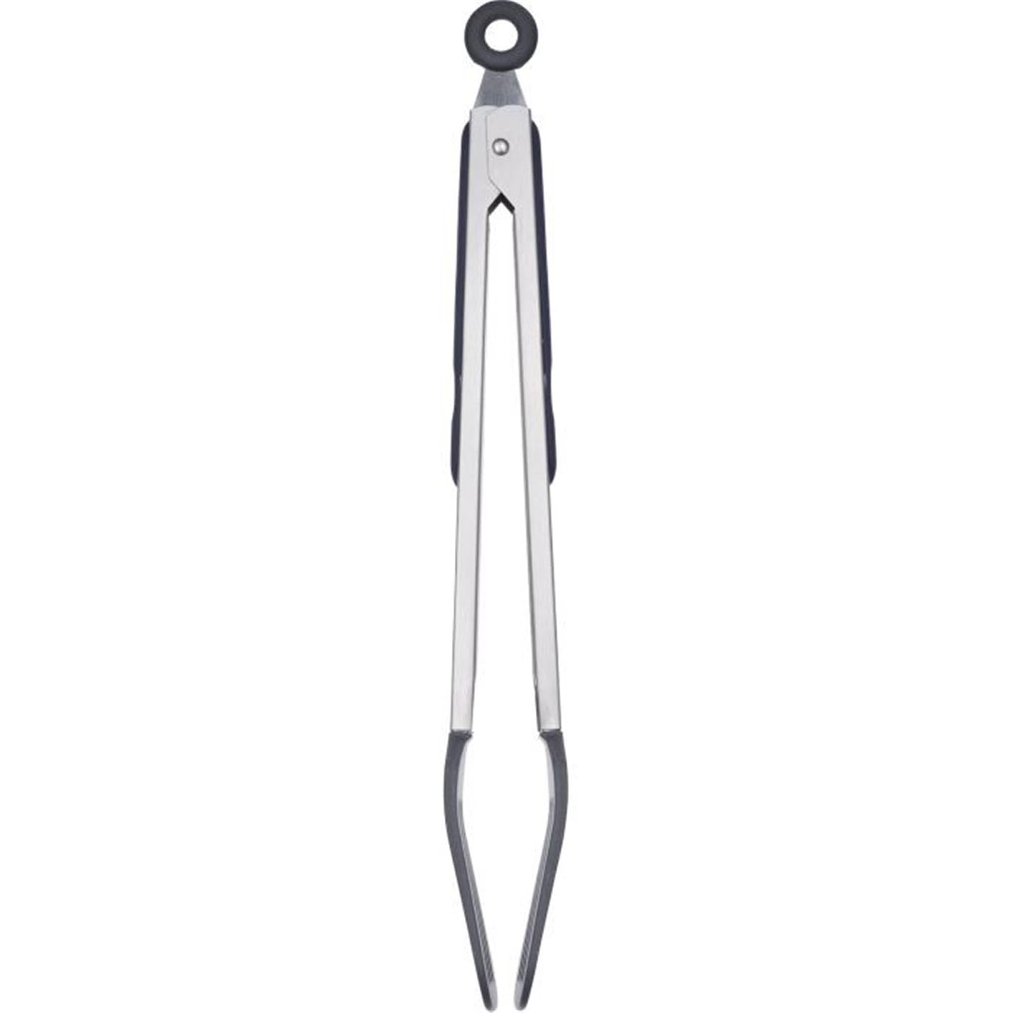 Die Servierzange Comfort Silicone Maxi von Westmark, 34cm, ist ideal für präzises Greifen und Wenden dank hitzebeständigem Silikon.