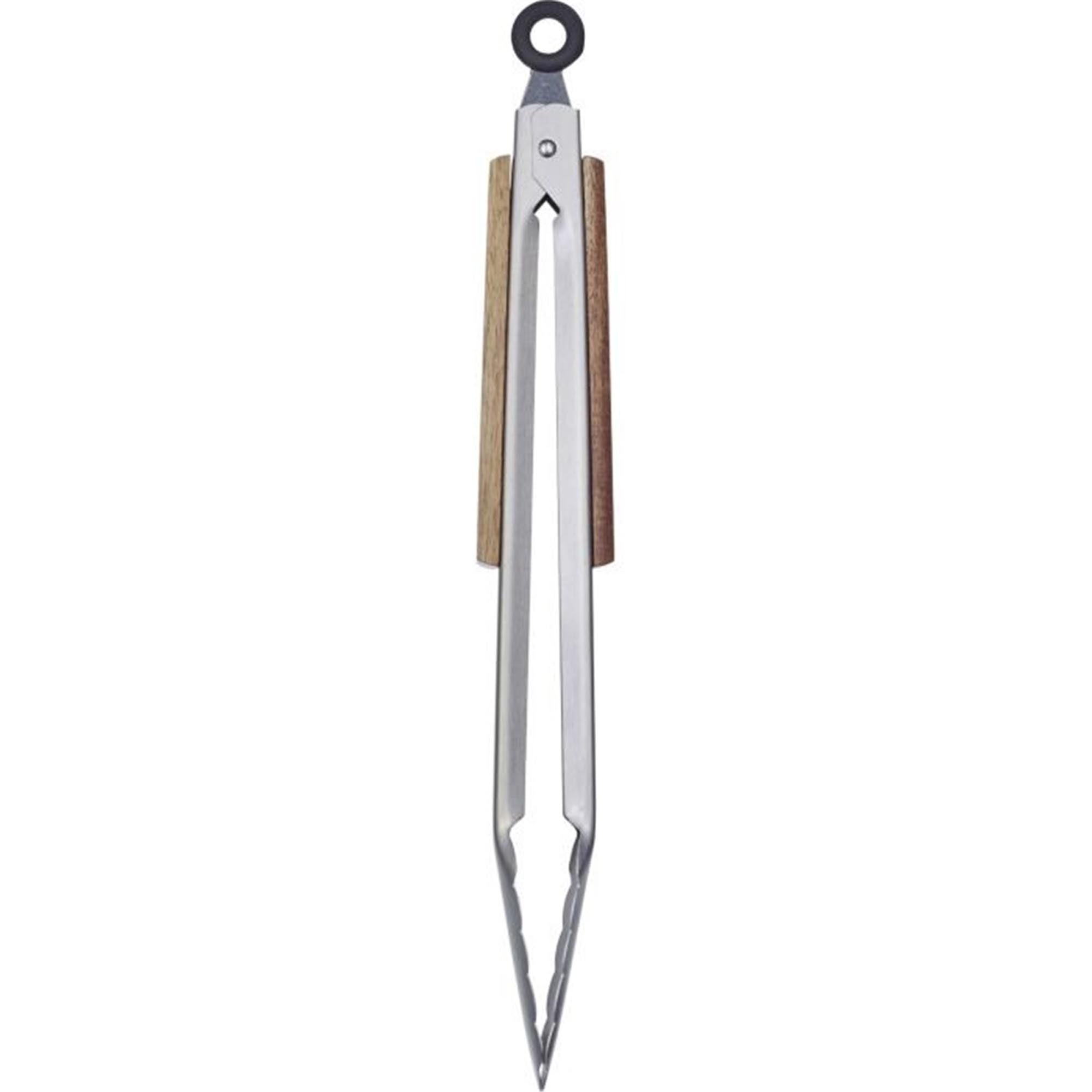 Die Grillzange Classic Wood Midi von Westmark, 31cm, kombiniert edles Holzdesign mit Funktionalität für perfektes Grillen.