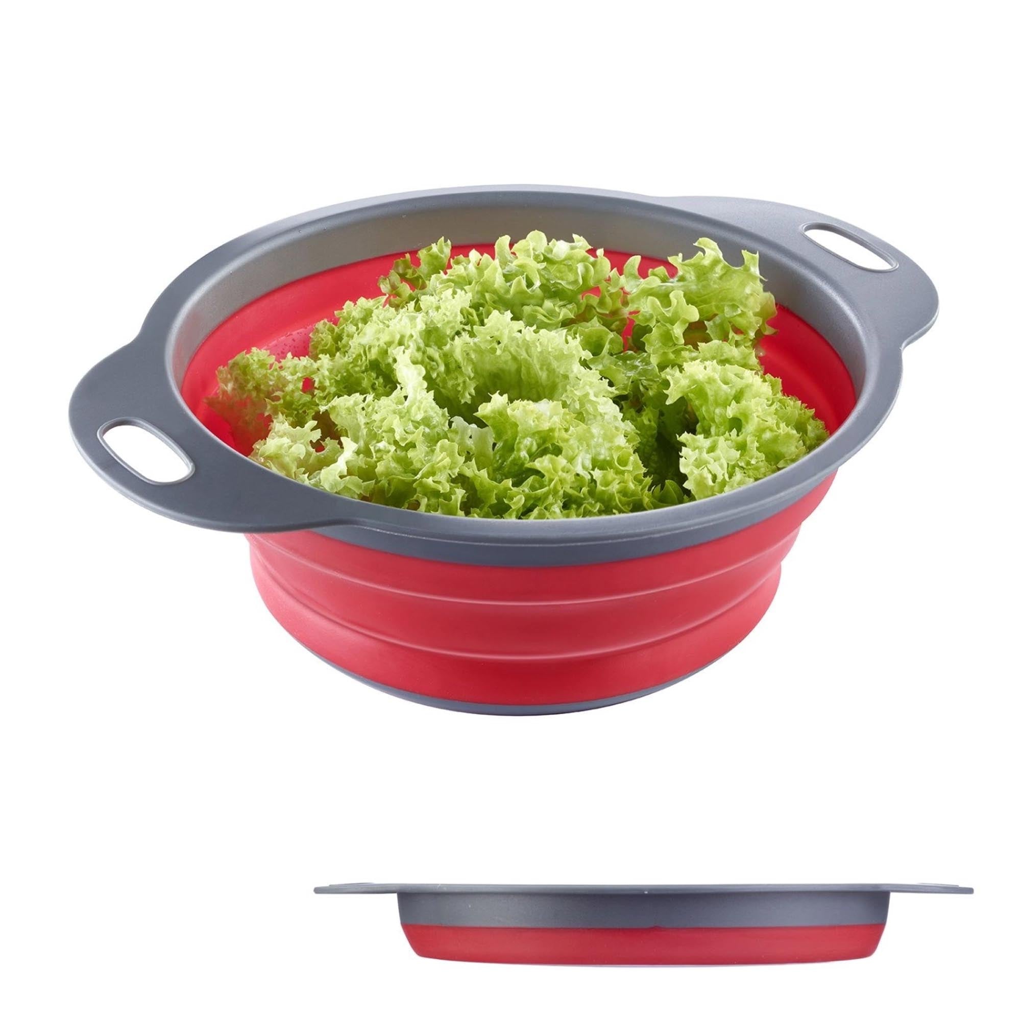 Faltbares Mini-Abtropfsieb von Westmark, 18,5 cm Innenmass, perfekt für kleine Küchen, platzsparend und praktisch im Gebrauch.