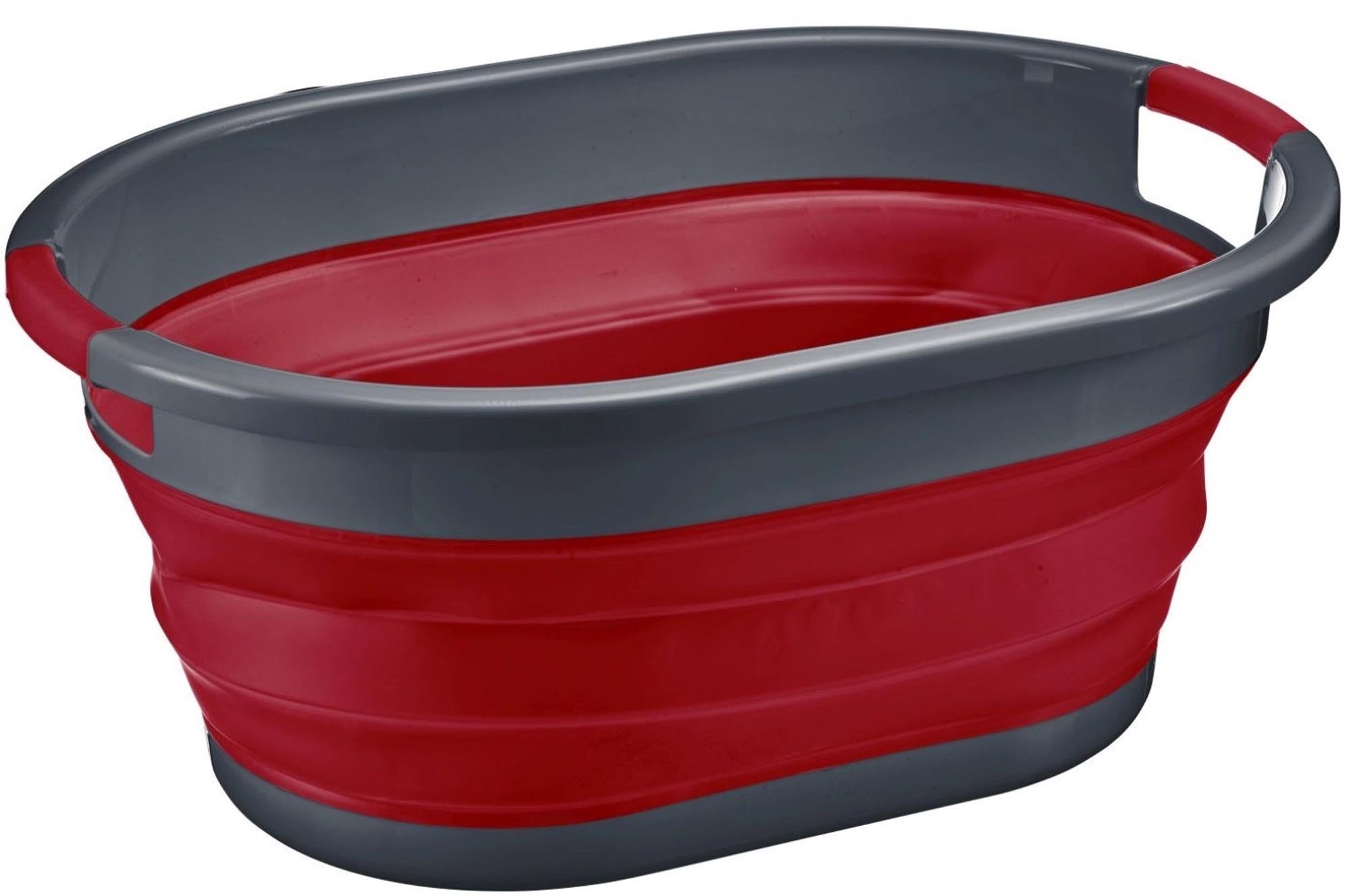 Entdecken Sie den faltbaren Wäschekorb von Westmark mit 24L Volumen. Robust, platzsparend und ideal für Ordnung in jedem Zuhause. Perfekt für Reisen!