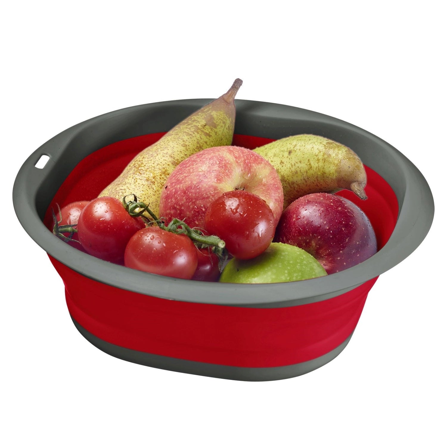 Faltbare Schüssel von Westmark in modernem Design, ideal für platzsparende Aufbewahrung in der Küche und vielseitig einsetzbar beim Kochen und Backen.