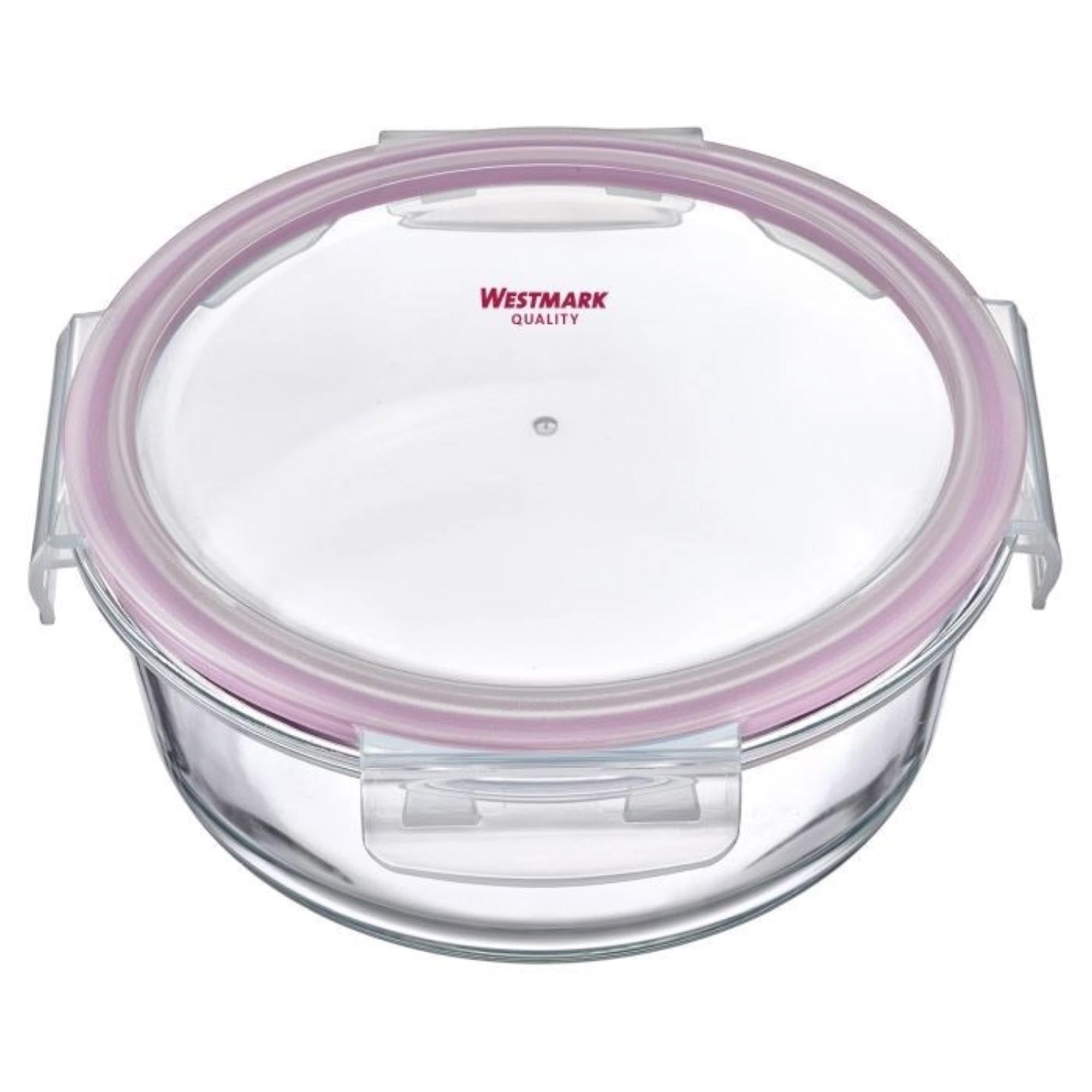 Entdecken Sie die Westmark Glas-Frischhaltedose (650ml) – ideal für die Aufbewahrung von Lebensmitteln, luftdicht, spülmaschinenfest und umweltfreundlich.