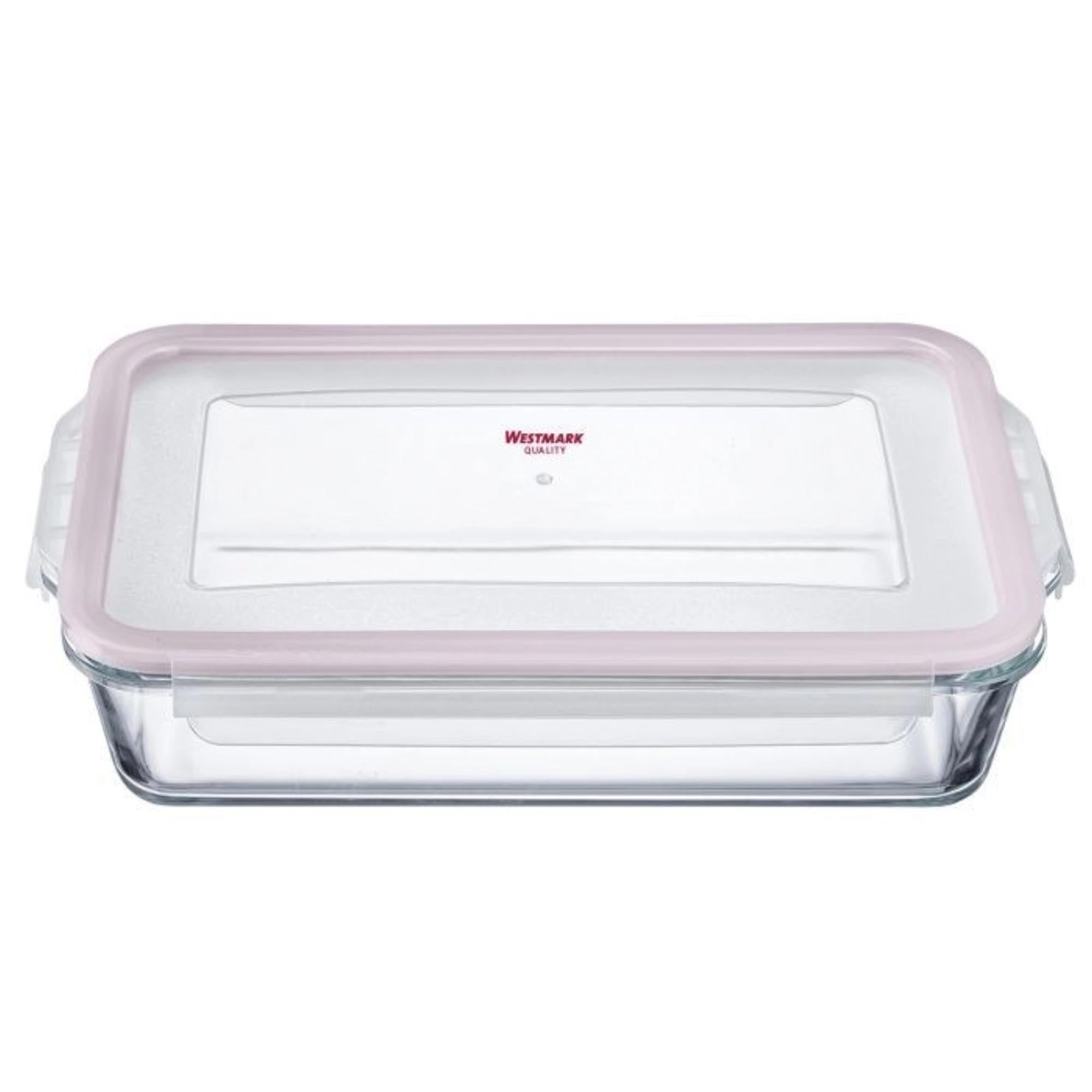 Robuste Glas-Auflaufform von Westmark, 2200ml, perfekt für Ofengerichte, hitzebeständig und ideal zum Backen und Servieren.