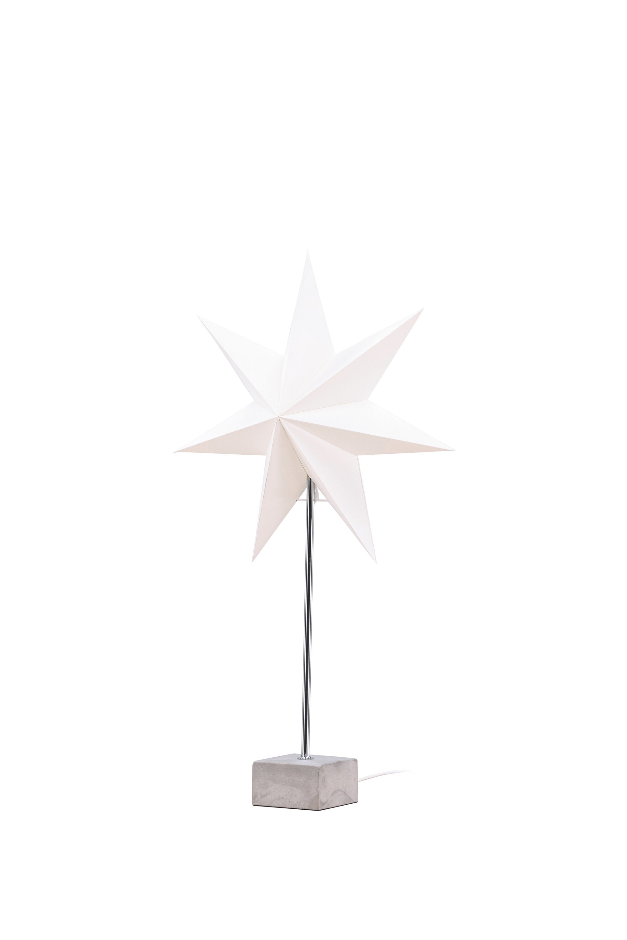 Grövelfjäll Tischlampe in Weiss präsentiert im Onlineshop von KAQTU Design AG. Weihnachtszubehör ist von Venture Home