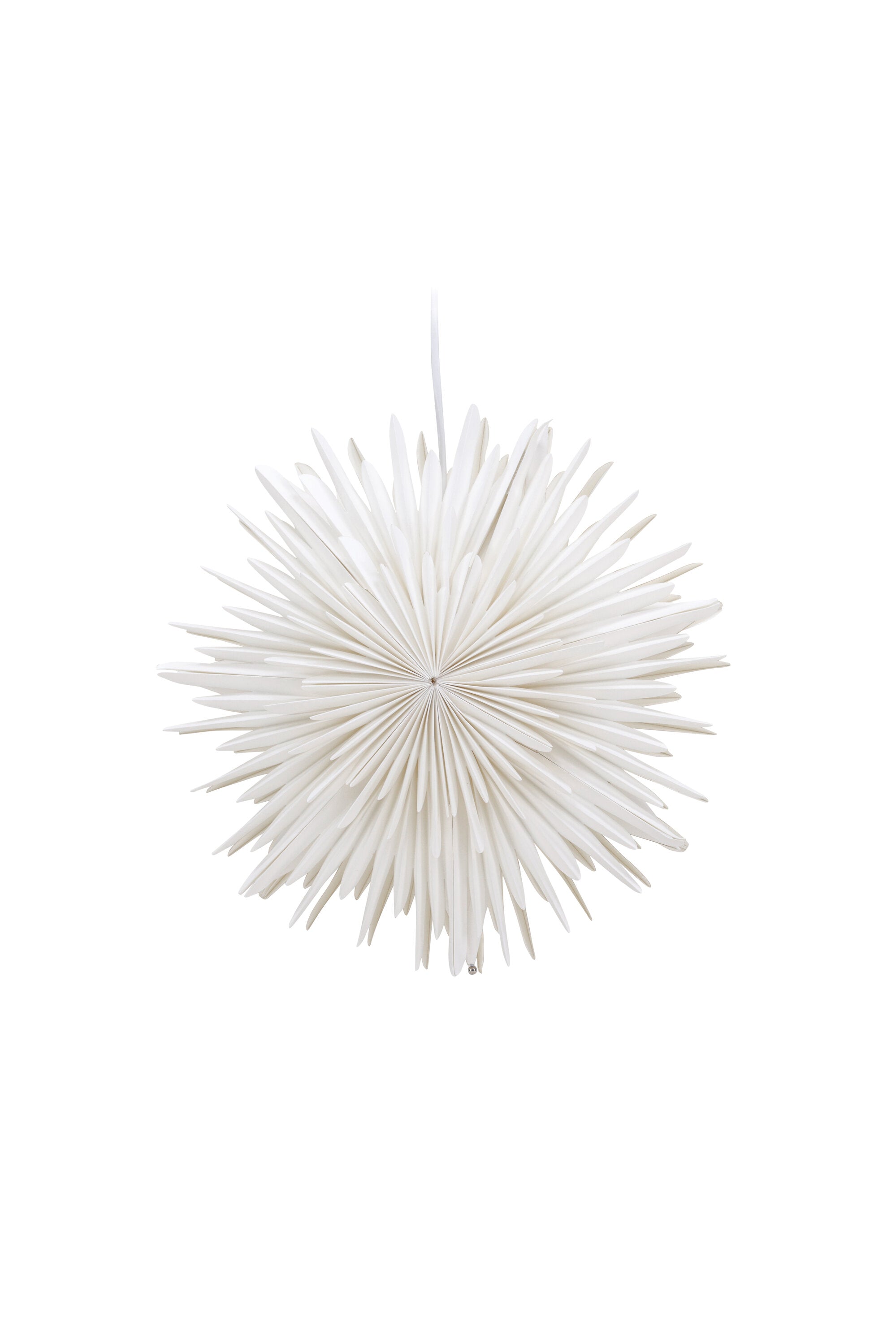 Siegel Pendelleuchte in Weiss präsentiert im Onlineshop von KAQTU Design AG. Weihnachtszubehör ist von Venture Home