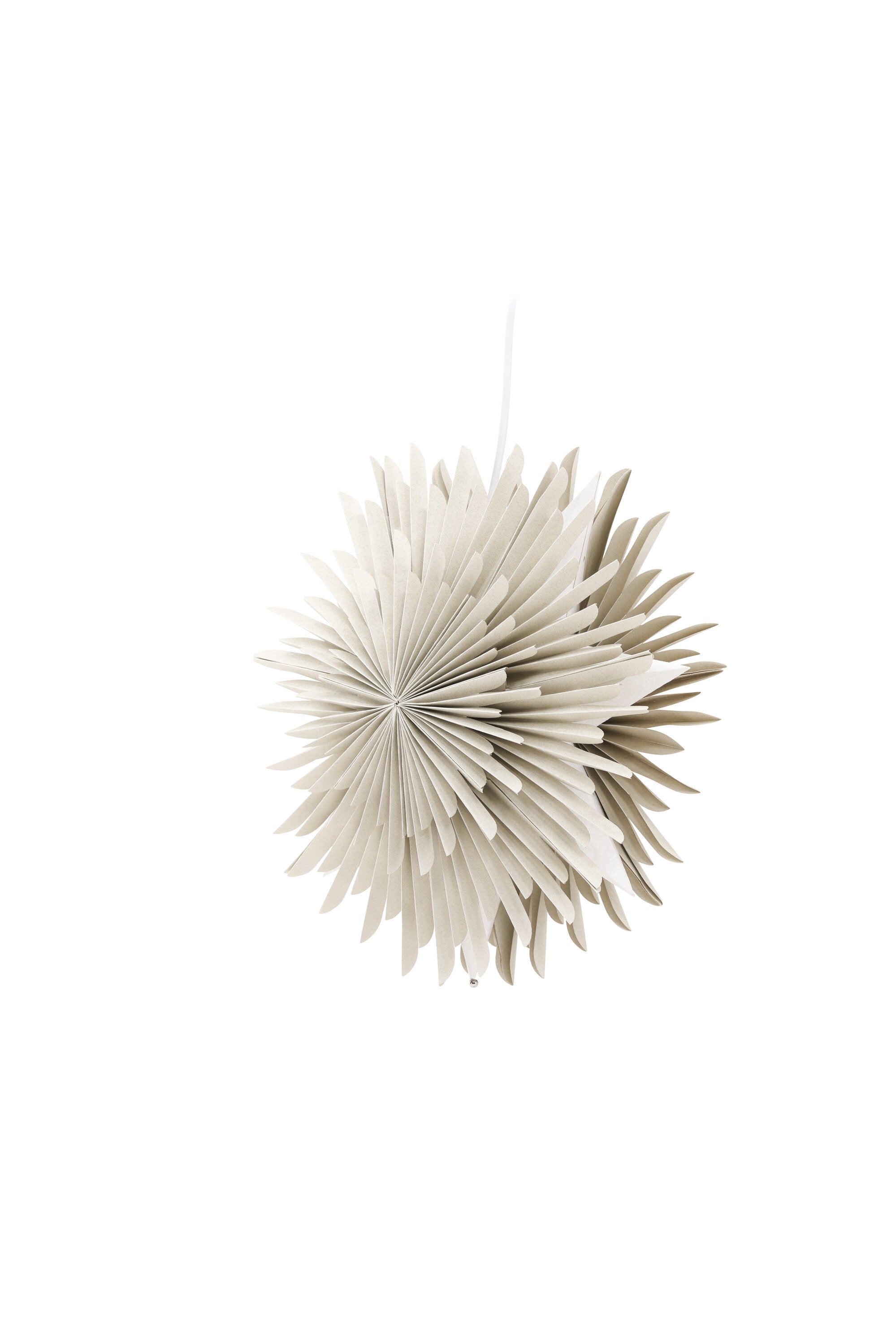 Siegel Pendelleuchte in Beige präsentiert im Onlineshop von KAQTU Design AG. Weihnachtszubehör ist von Venture Home