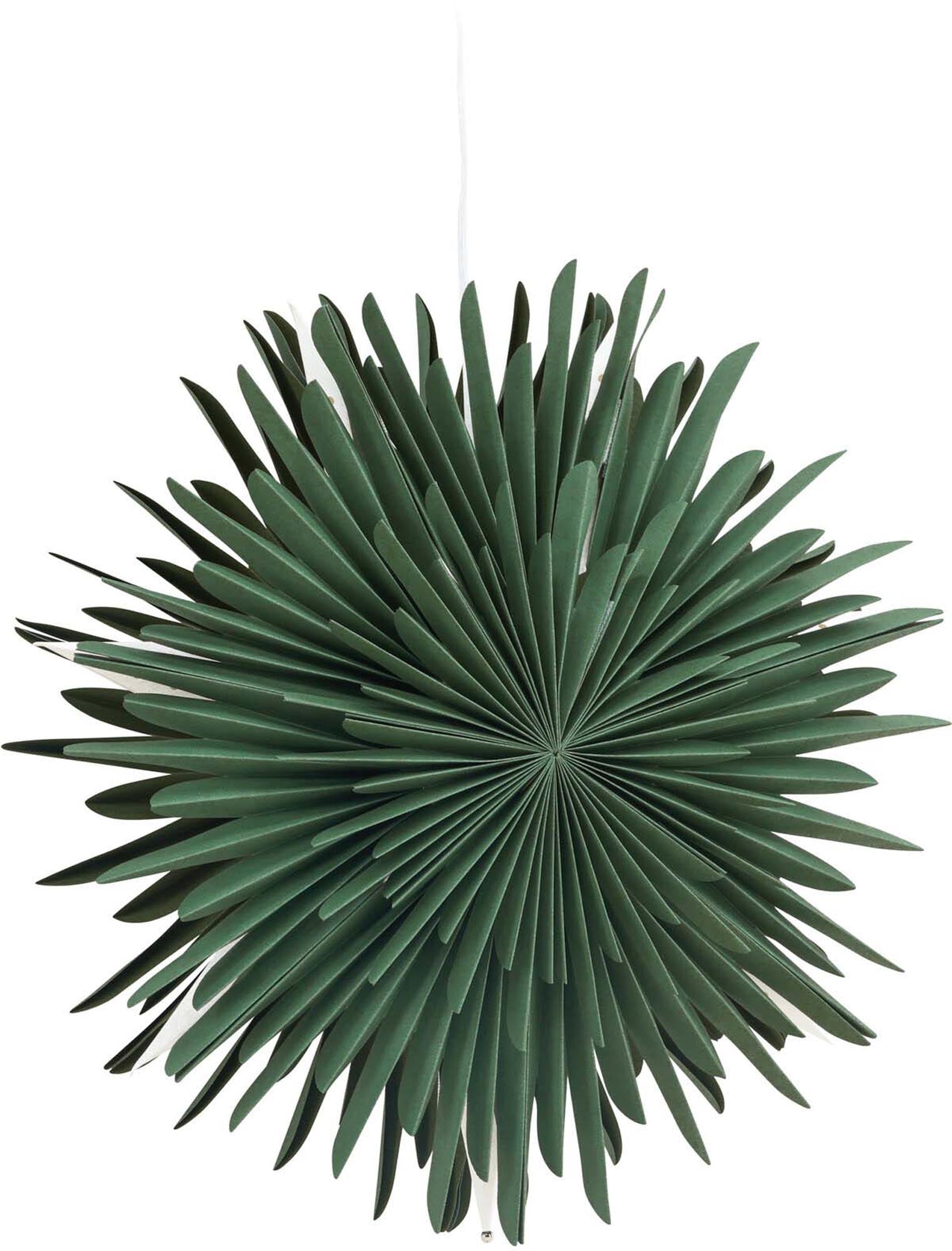 Entdecken Sie die Siegel Pendelleuchte von Venture Home – ein stilvoller Papierstern, der Ihr Zuhause mit warmem Licht und festlicher Atmosphäre verzaubert.