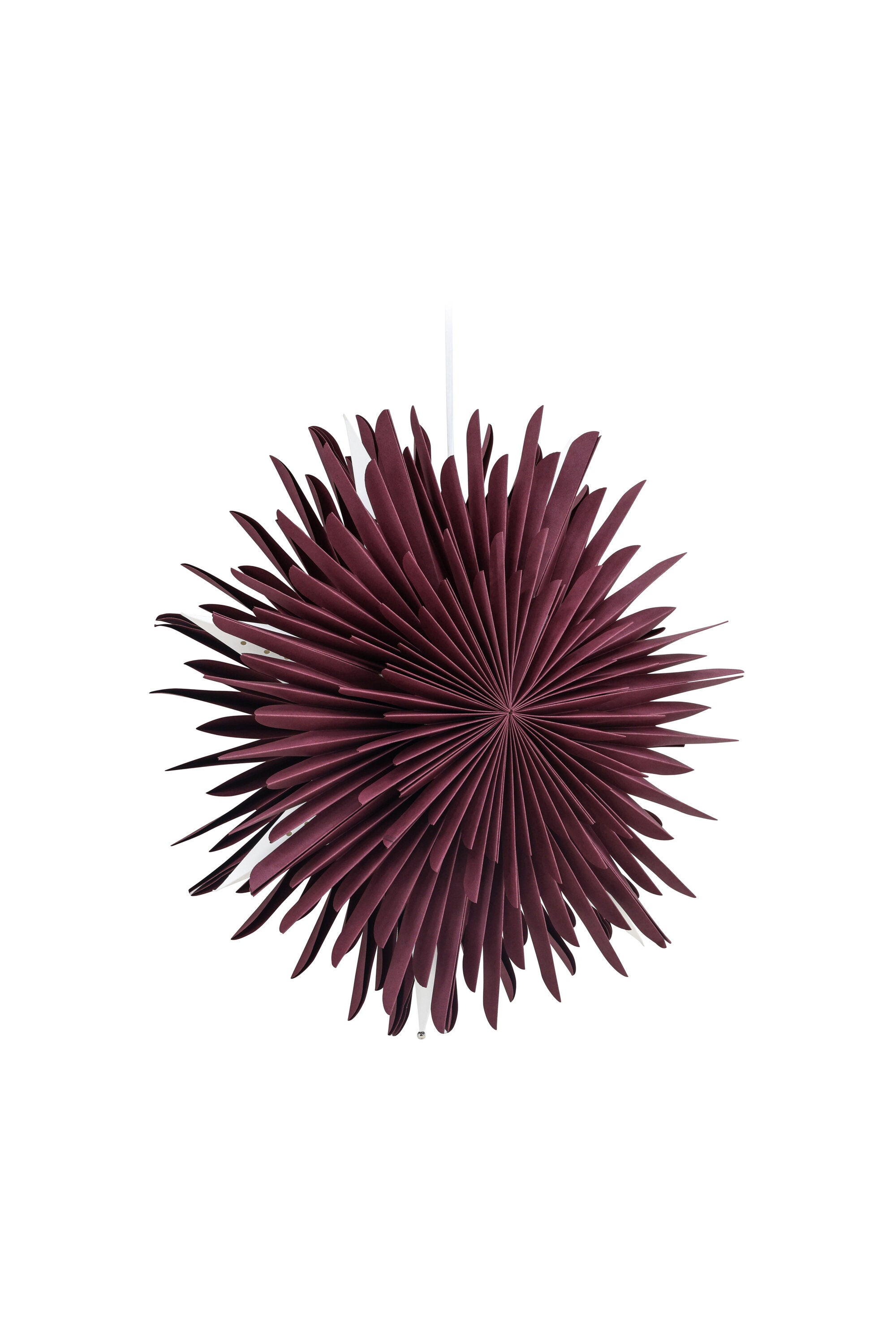 Siegel Pendelleuchte in Dunkelrot präsentiert im Onlineshop von KAQTU Design AG. Weihnachtszubehör ist von Venture Home