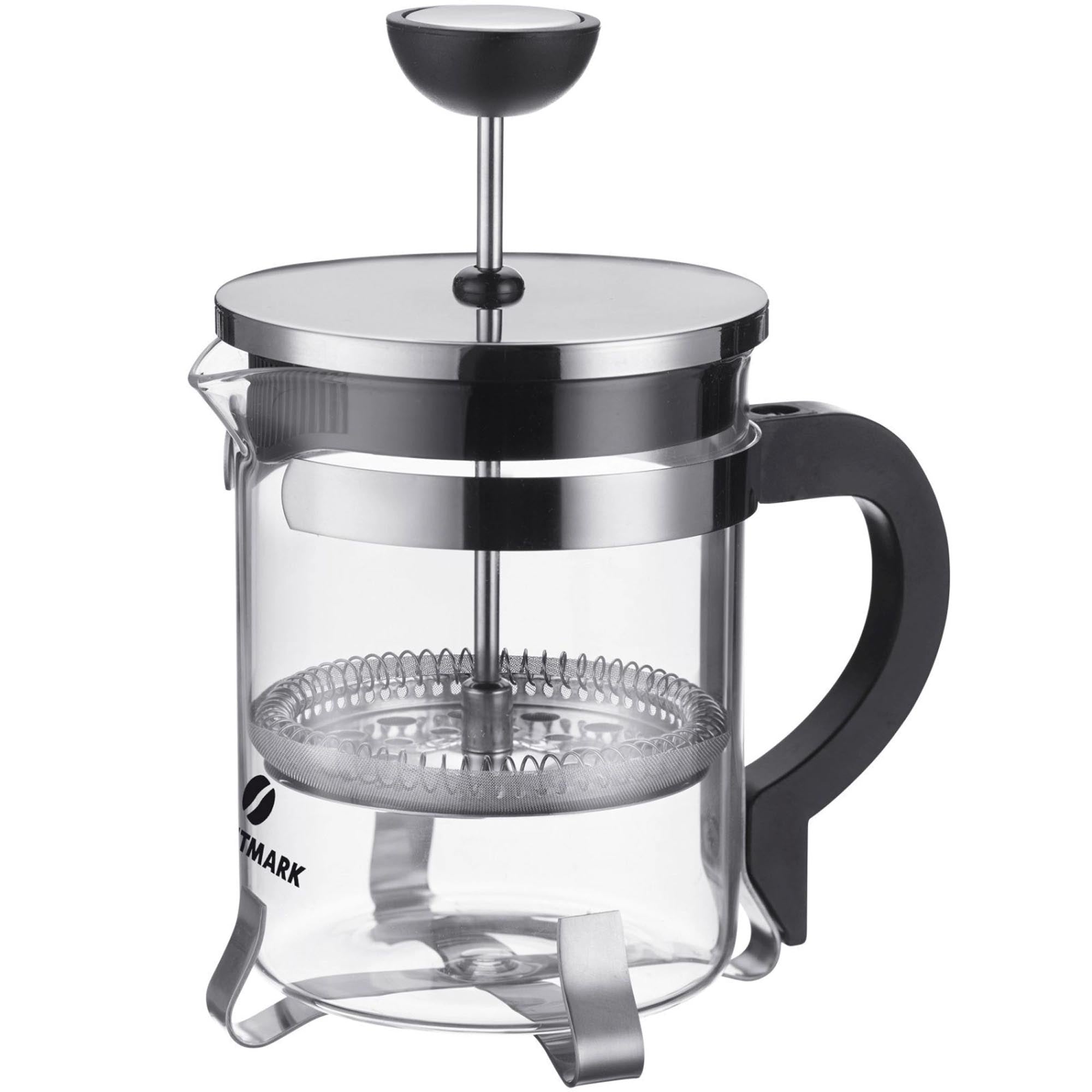 Entdecken Sie den Kaffeebereiter French Press Brasilia von Westmark. Hochwertiger Edelstahl, hitzebeständiges Borosilikatglas, 500ml für intensiven Kaffeegenuss.