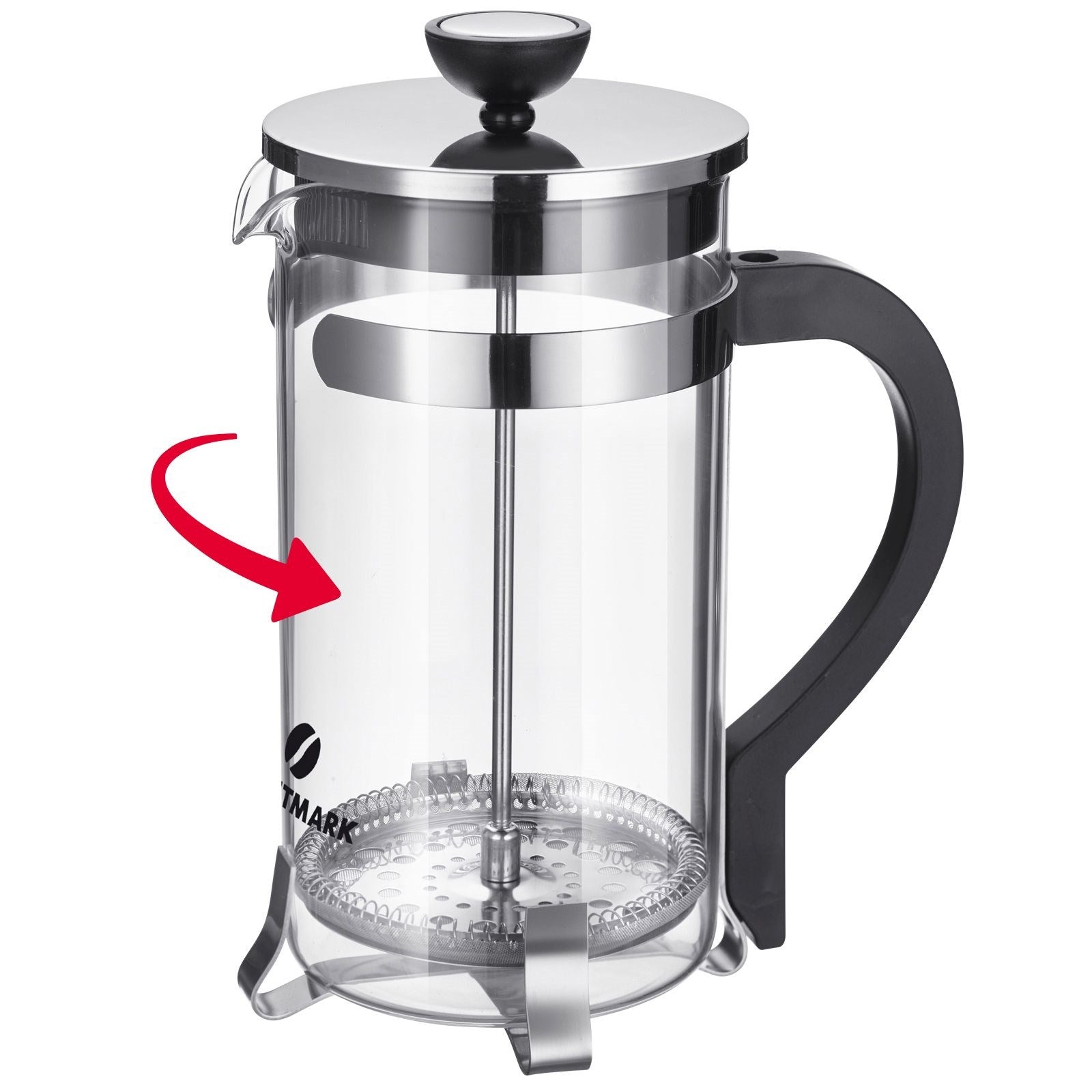 Hochwertiges Ersatzglas für die Brasilia French Press, 1000ml, von Westmark. Ideal für den Austausch Ihrer Kaffeekanne.