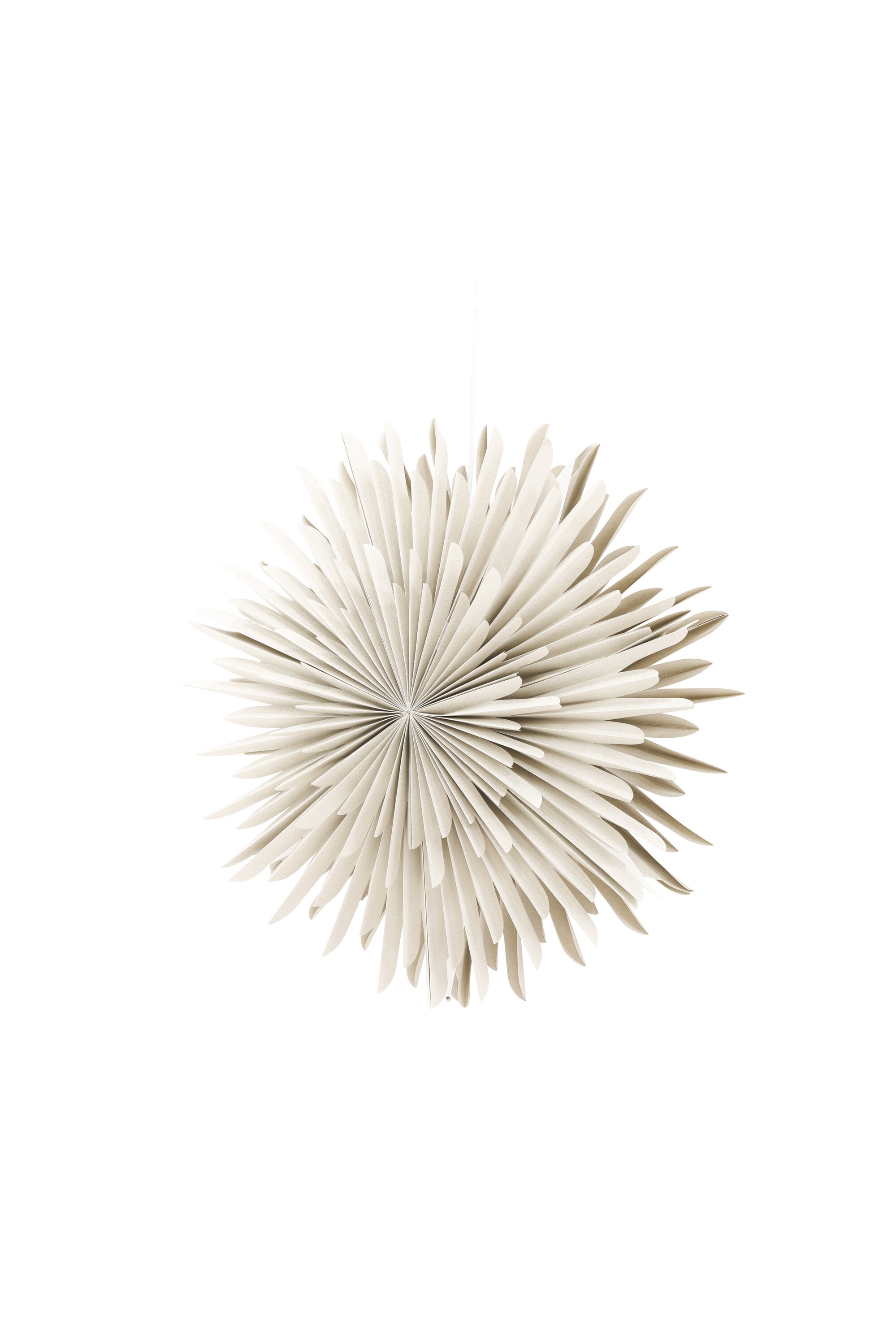 Siegel Pendelleuchte in Beige präsentiert im Onlineshop von KAQTU Design AG. Weihnachtszubehör ist von Venture Home