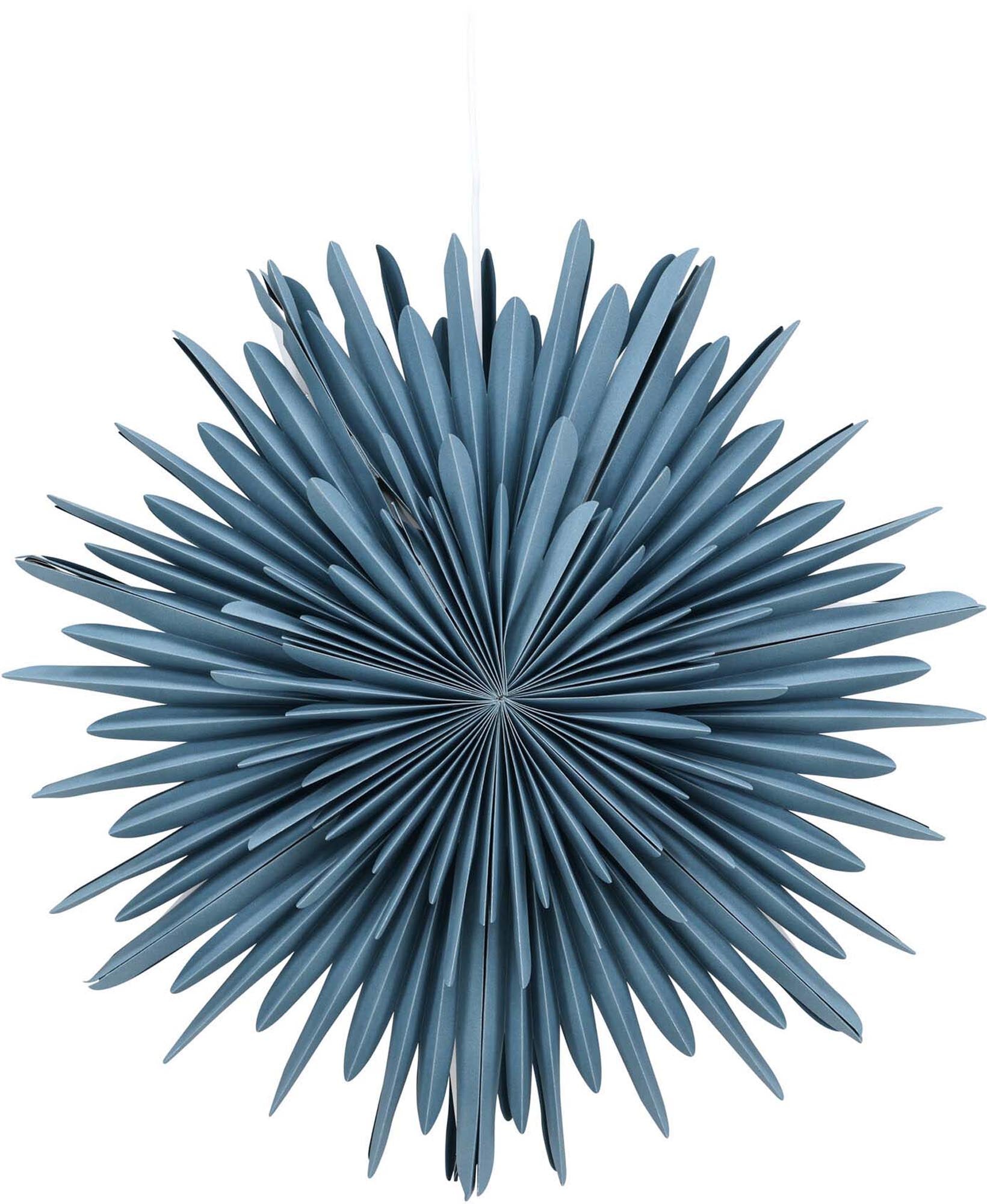 Stilvolle Siegel Pendelleuchte von Venture Home: Ein bezaubernder Papierstern, der Ihr Zuhause mit warmem Licht und festlicher Atmosphäre bereichert.