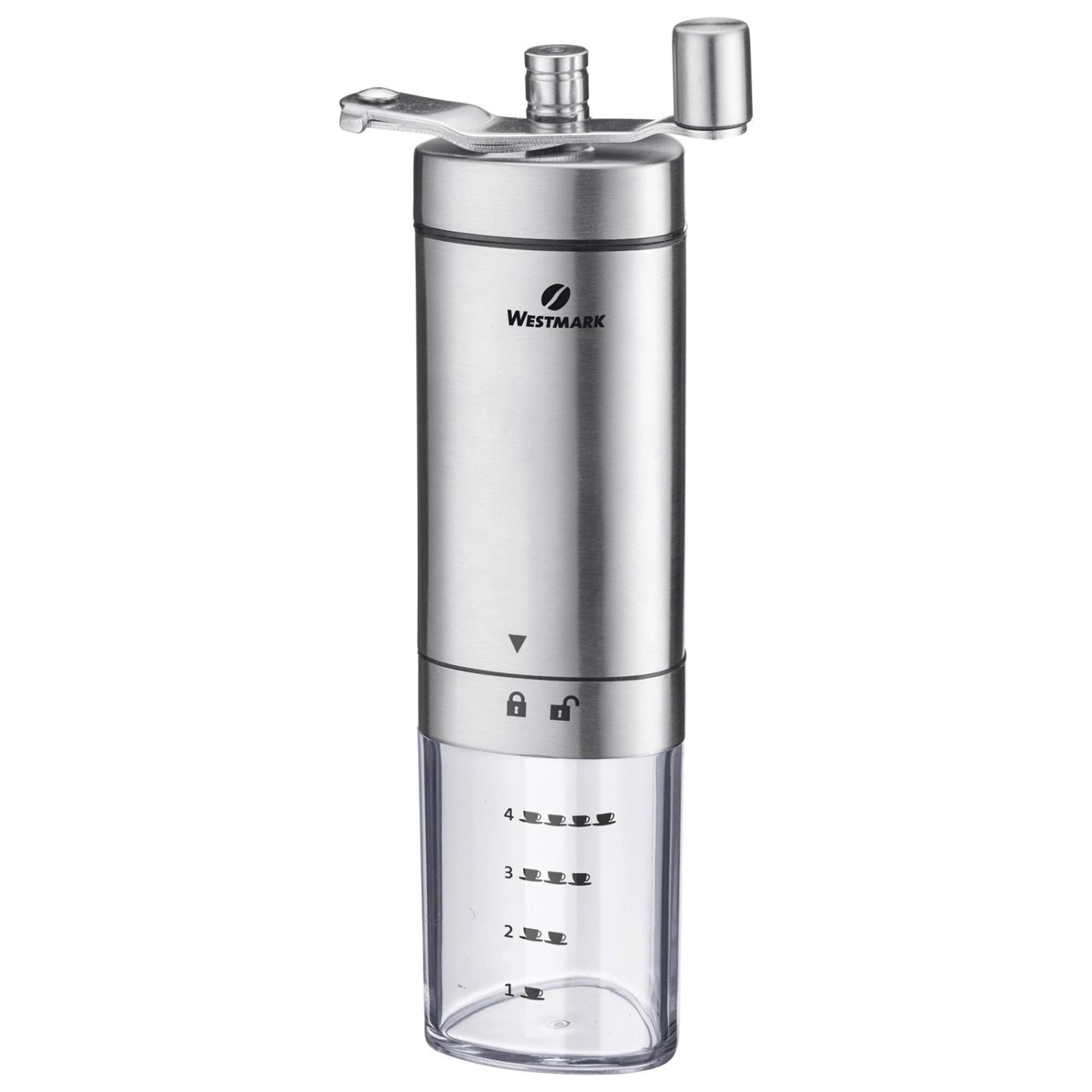 Entdecken Sie die Kaffeemühle Brasilia von Westmark: Hochwertige Edelstahl-Mühle für perfekten, frisch gemahlenen Kaffee. Ideal für Kaffeeliebhaber!