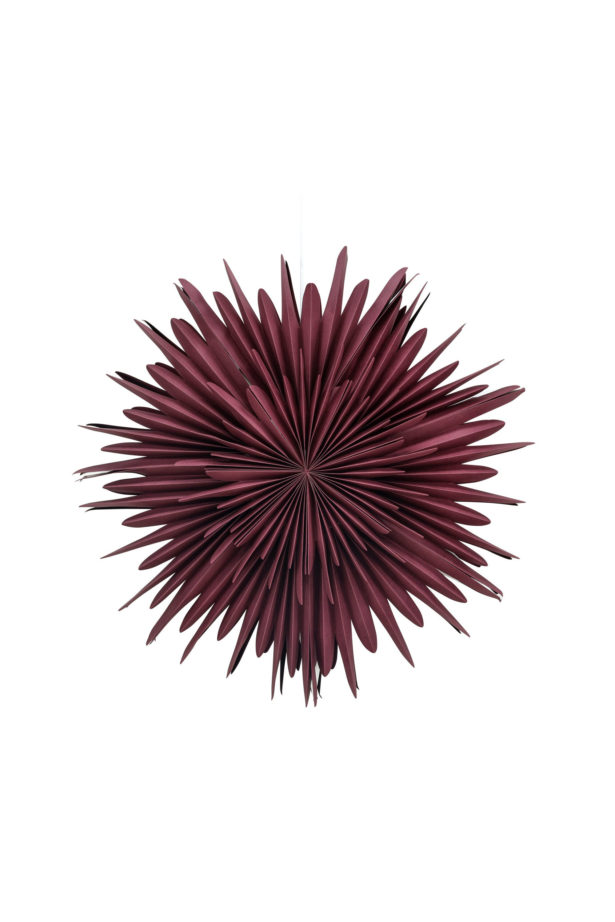Siegel Pendelleuchte in Dunkelrot präsentiert im Onlineshop von KAQTU Design AG. Weihnachtszubehör ist von Venture Home