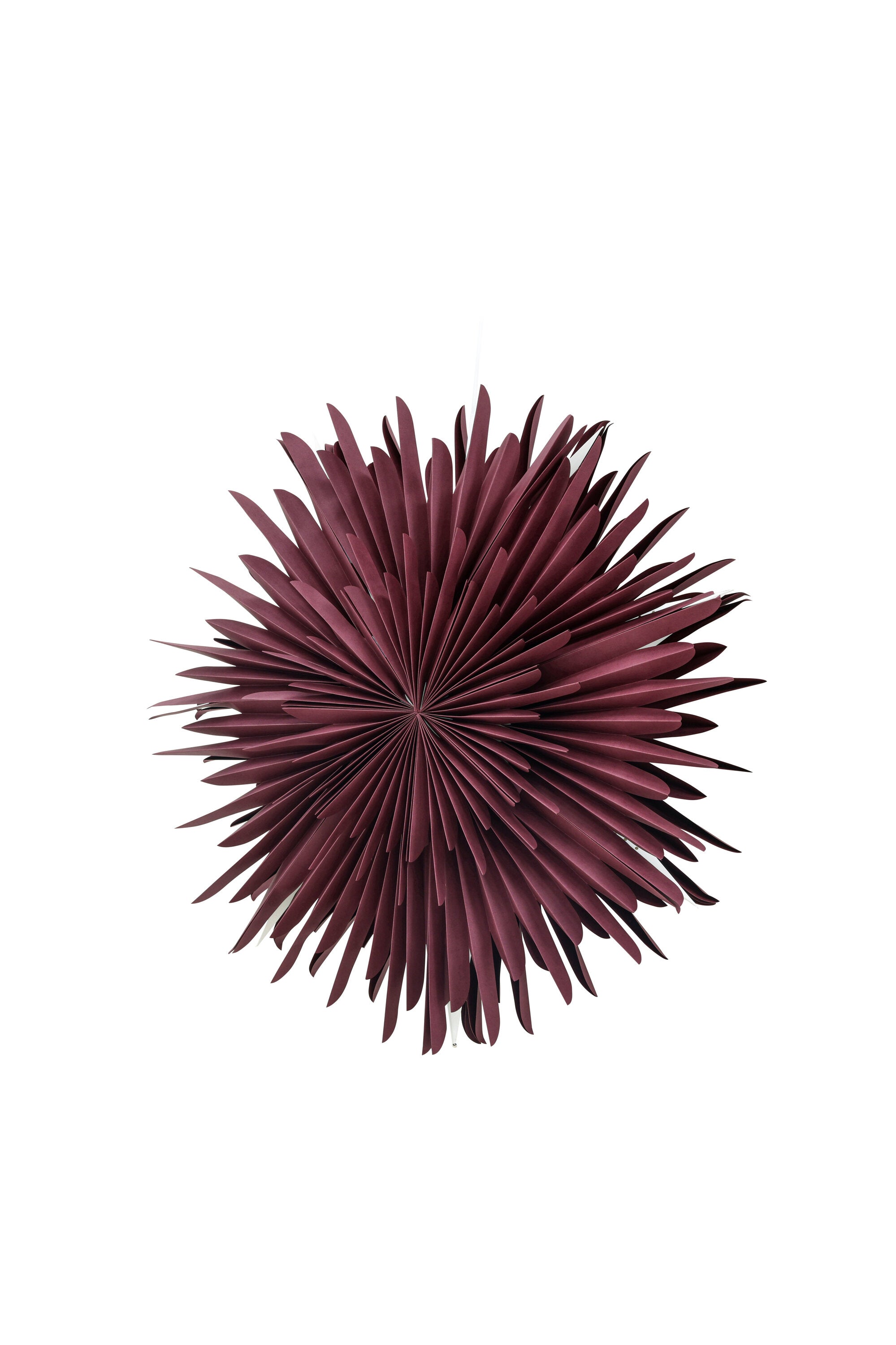 Siegel Pendelleuchte in Dunkelrot präsentiert im Onlineshop von KAQTU Design AG. Weihnachtszubehör ist von Venture Home