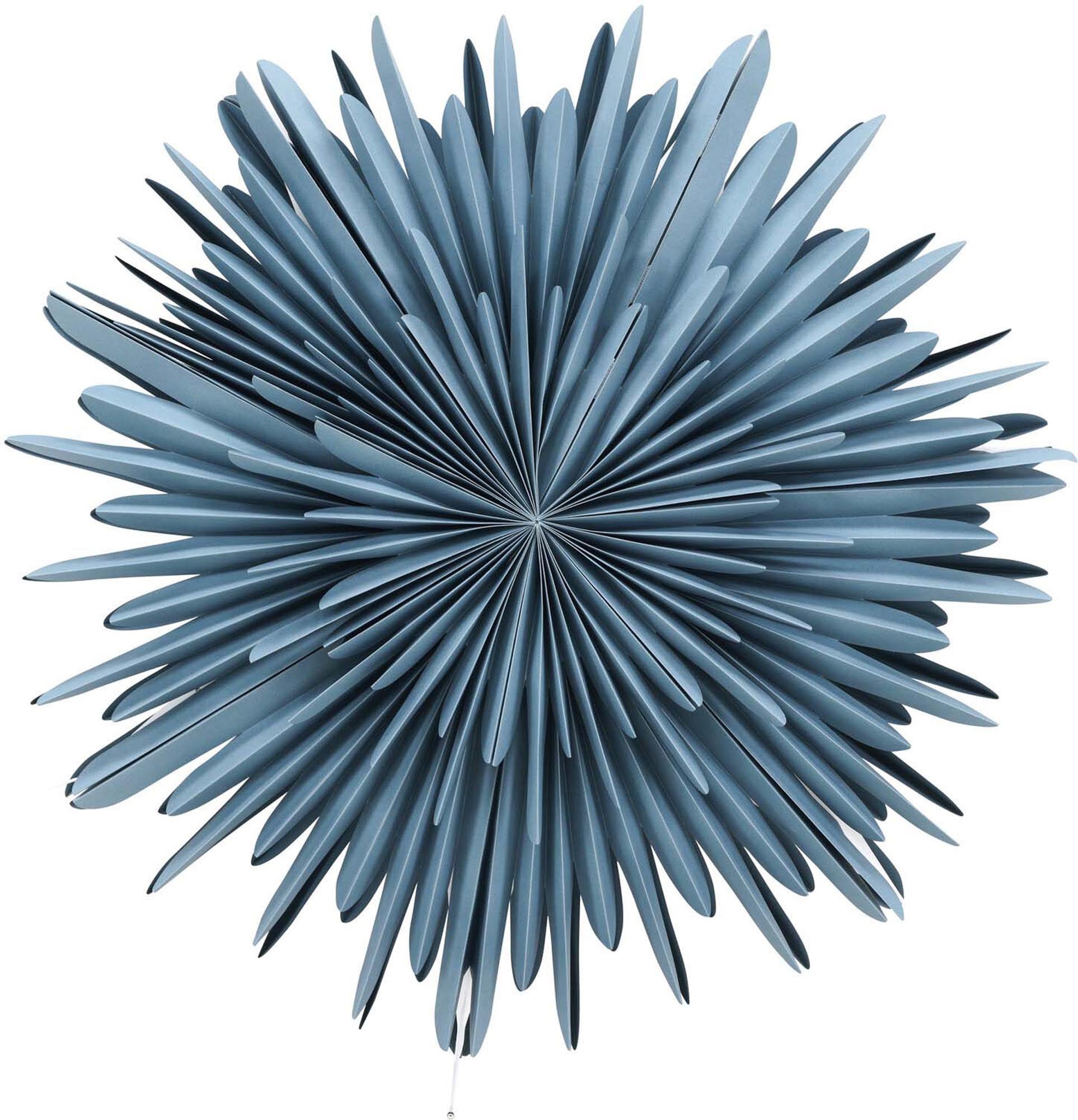 Stilvolle Siegel Pendelleuchte von Venture Home: Ein bezaubernder Papierstern, der Ihr Zuhause mit warmem Licht und festlicher Atmosphäre bereichert.