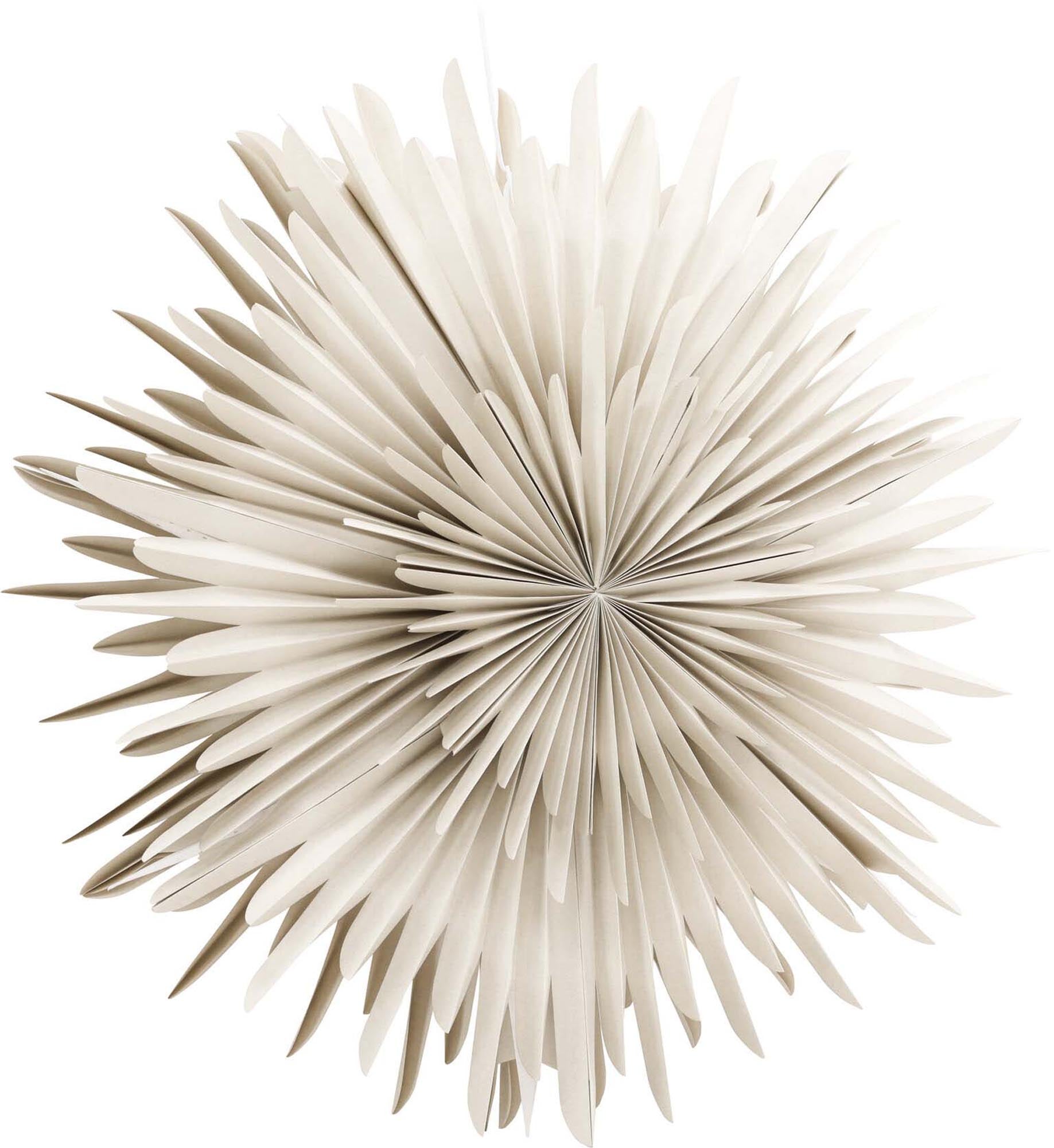 Stilvolle Siegel Pendelleuchte von Venture Home: Ein bezaubernder Papierstern, der Ihr Zuhause mit warmem Licht und festlicher Atmosphäre bereichert.