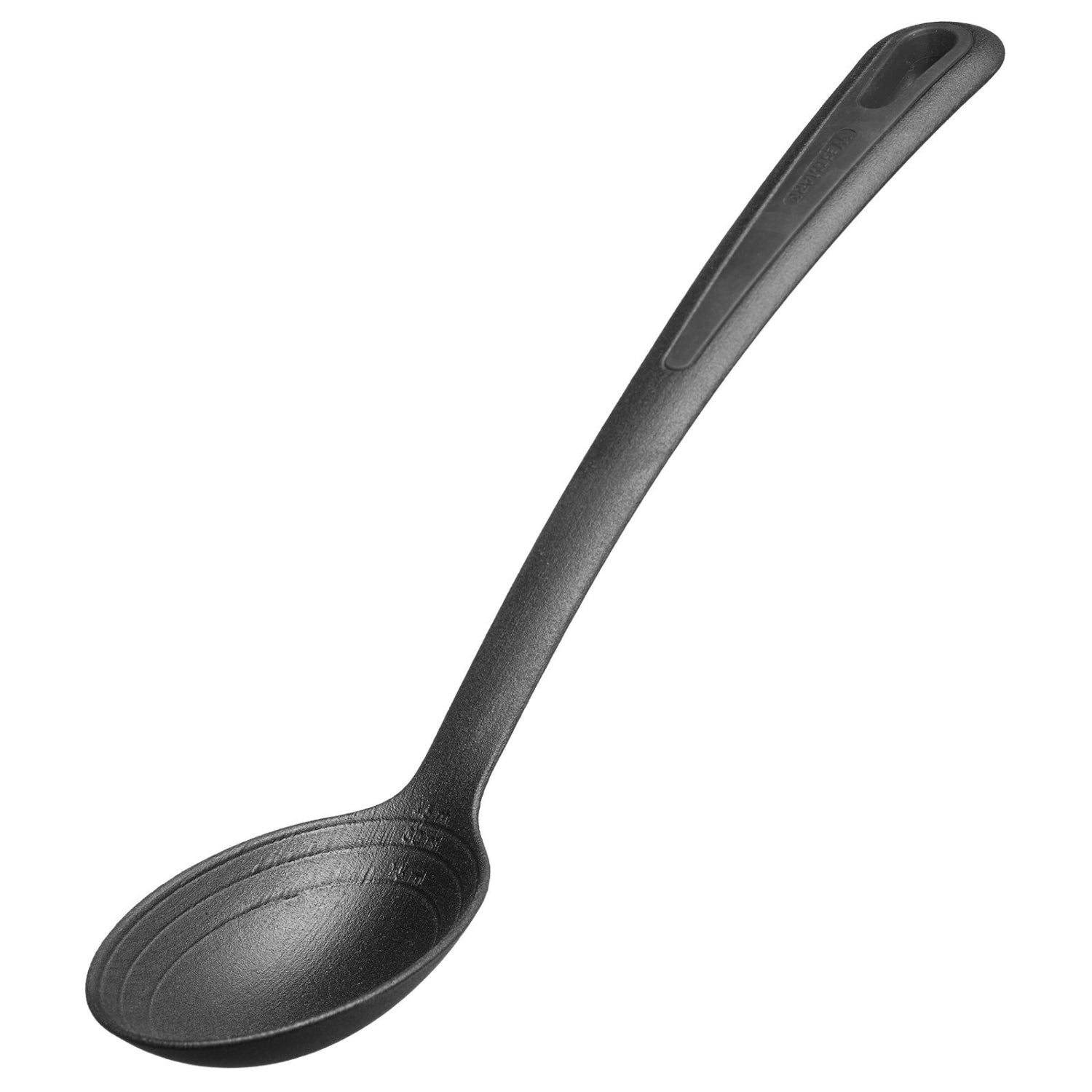 Gentle vegetable spoon with oval bowl