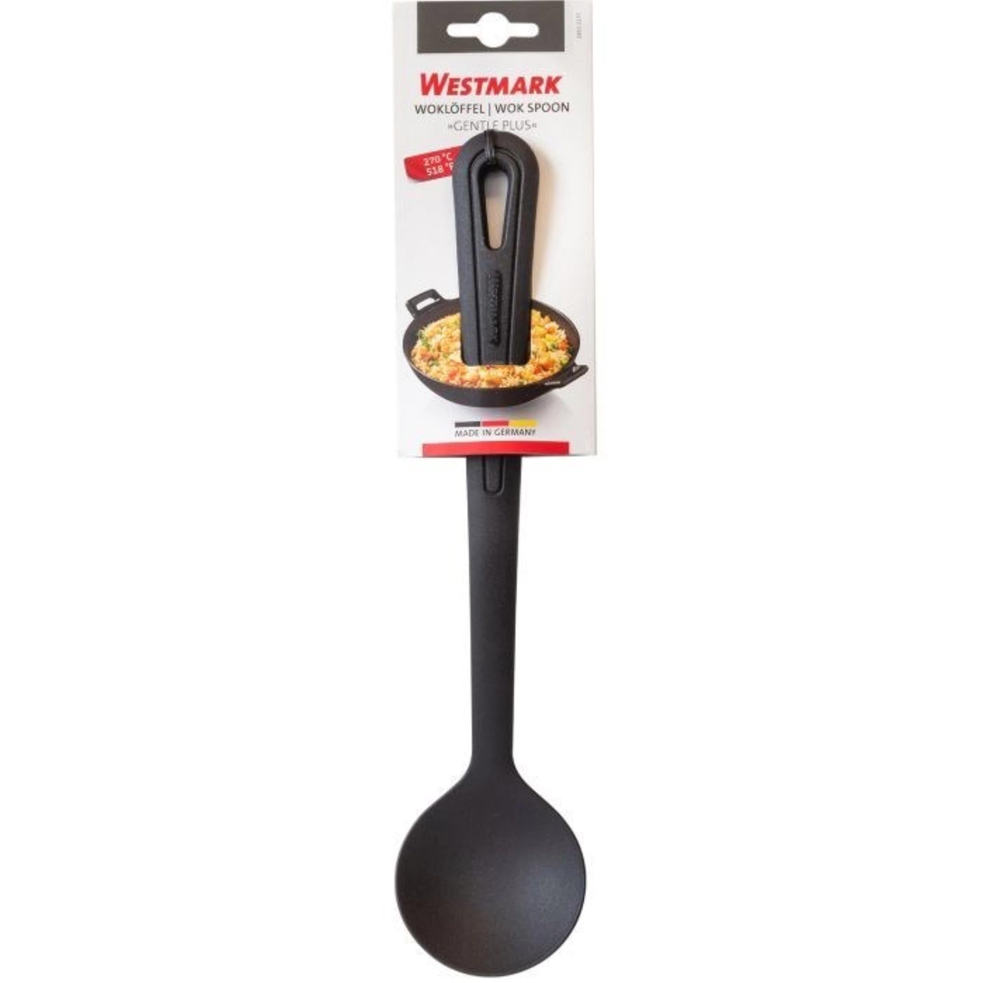 Der Westmark Gentle Plus Woklöffel ist perfekt für Gemüse, hitzebeständig und schützt empfindliche Oberflächen beim Kochen.