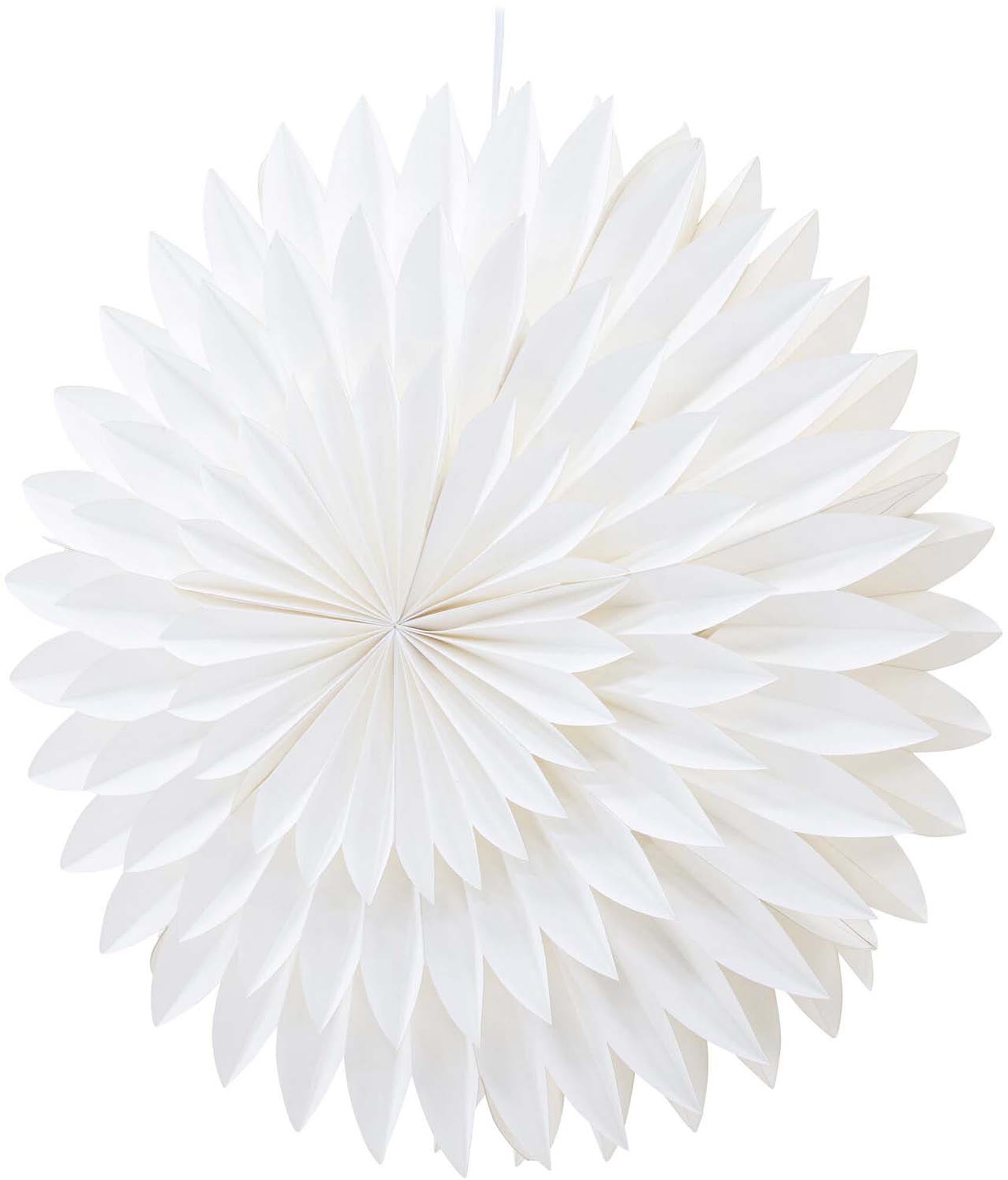 Storlien Pendelleuchte: Stilvoller Papierstern, 46 cm Durchmesser, schafft einladendes Licht und festliche Stimmung für Ihr Zuhause.