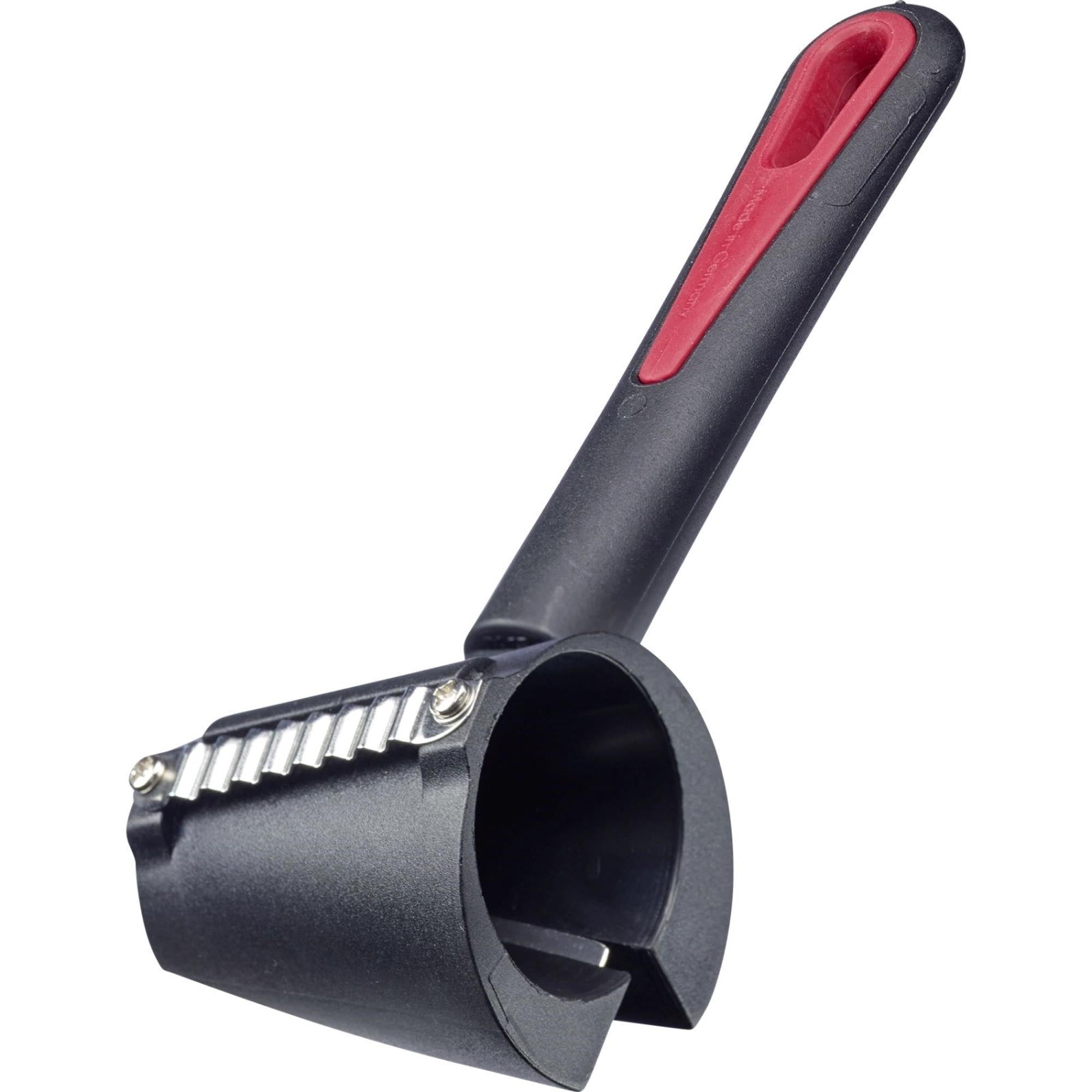 Entdecken Sie den Deko-Hobel Gallant von Westmark: ein langlebiger Küchenhelfer aus Edelstahl und Kunststoff für kreative Dekorationen und einfache Reinigung.