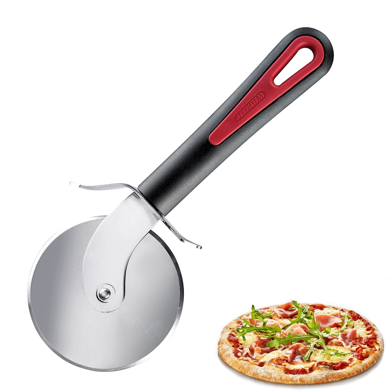 Der Pizzaschneider Gallant von Westmark überzeugt mit scharfem Edelstahlrad und ergonomischem Griff für müheloses Schneiden.