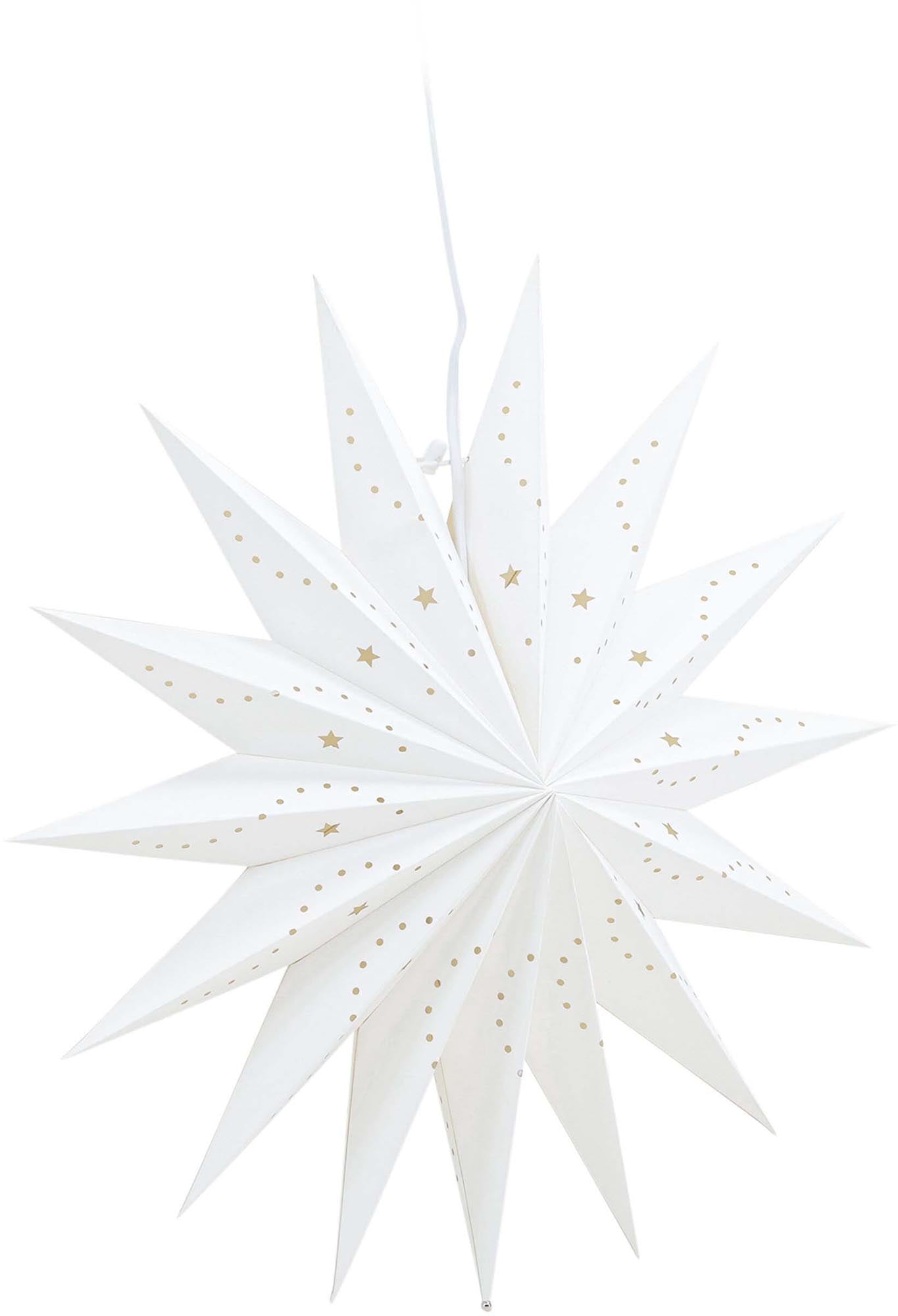 Lindvallen Pendelleuchte: Ein stilvolles Papierkunstwerk, das Licht und Schatten zauberhaft kombiniert und Ihr Zuhause festlich erleuchtet.