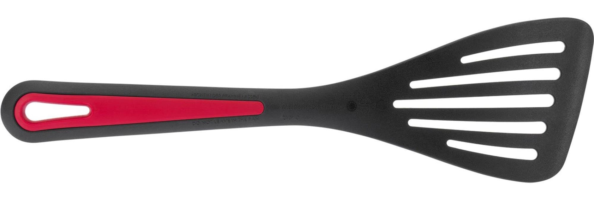 Entdecken Sie den Pfannenwender Gallant Plus von Westmark: flexibles, hitzebeständiges Küchenutensil, ergonomisch, spülmaschinenfest und kratzfest.