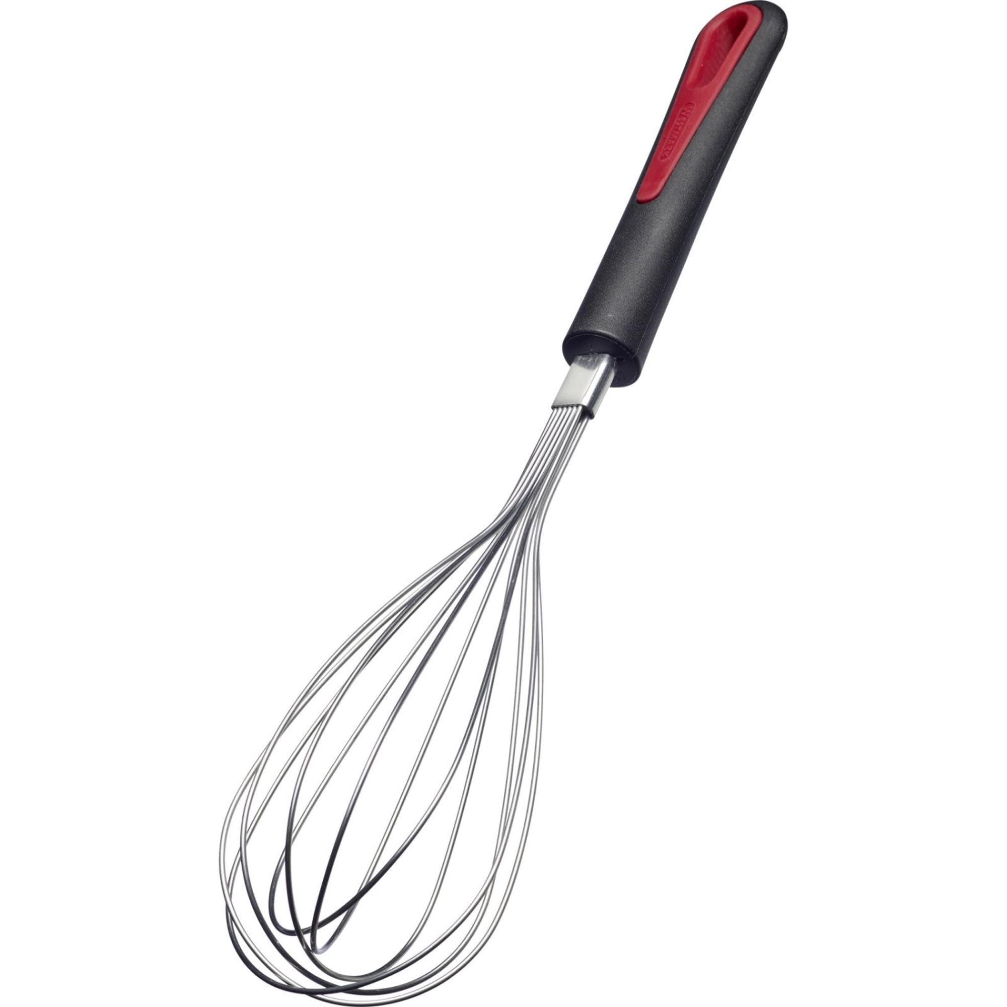 Entdecken Sie den 29 cm langen Schneebesen Gallant Midi von Westmark. Hochwertiger Edelstahl, ergonomischer Griff, perfekt für Sahne, Eischnee und luftige Teige. Spülmaschinenfest und langlebig!