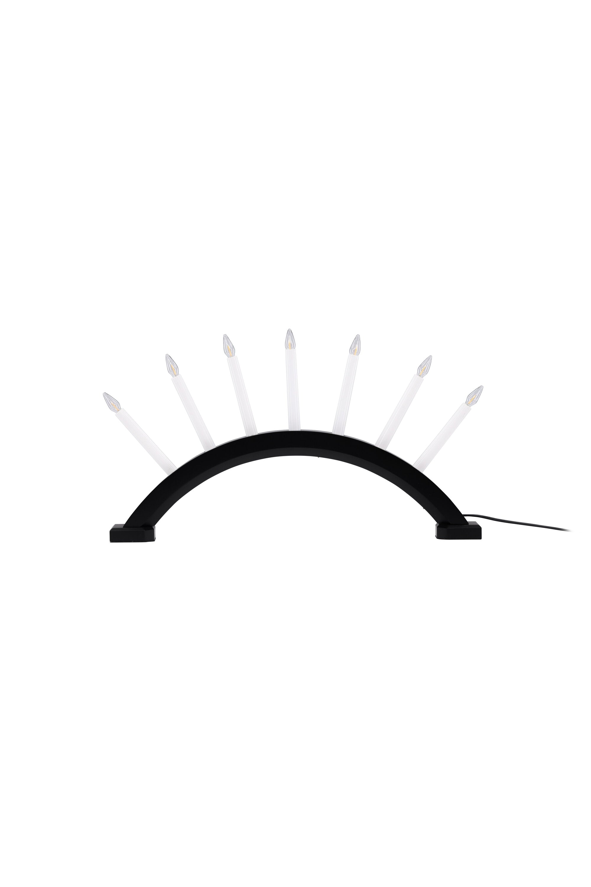 Kebnekaise Tischleuchte in Schwarz präsentiert im Onlineshop von KAQTU Design AG. Weihnachtszubehör ist von Venture Home