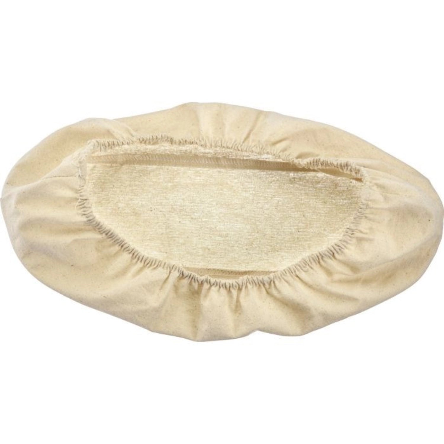 Beige ovaler Bezug für Körbchen von Westmark, ideal für Küchenhelfer, robust und pflegeleicht, verleiht jedem Raum eine gemütliche Note.