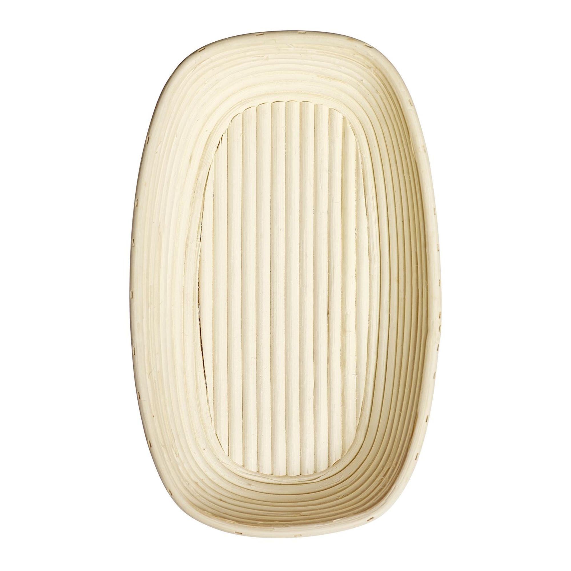 Ovales Gärkörbchen-Set von Westmark, 33.5x20.5x8cm, ideal für Brotbacken, inkl. Bezug, für perfekte Teigführung und Form.