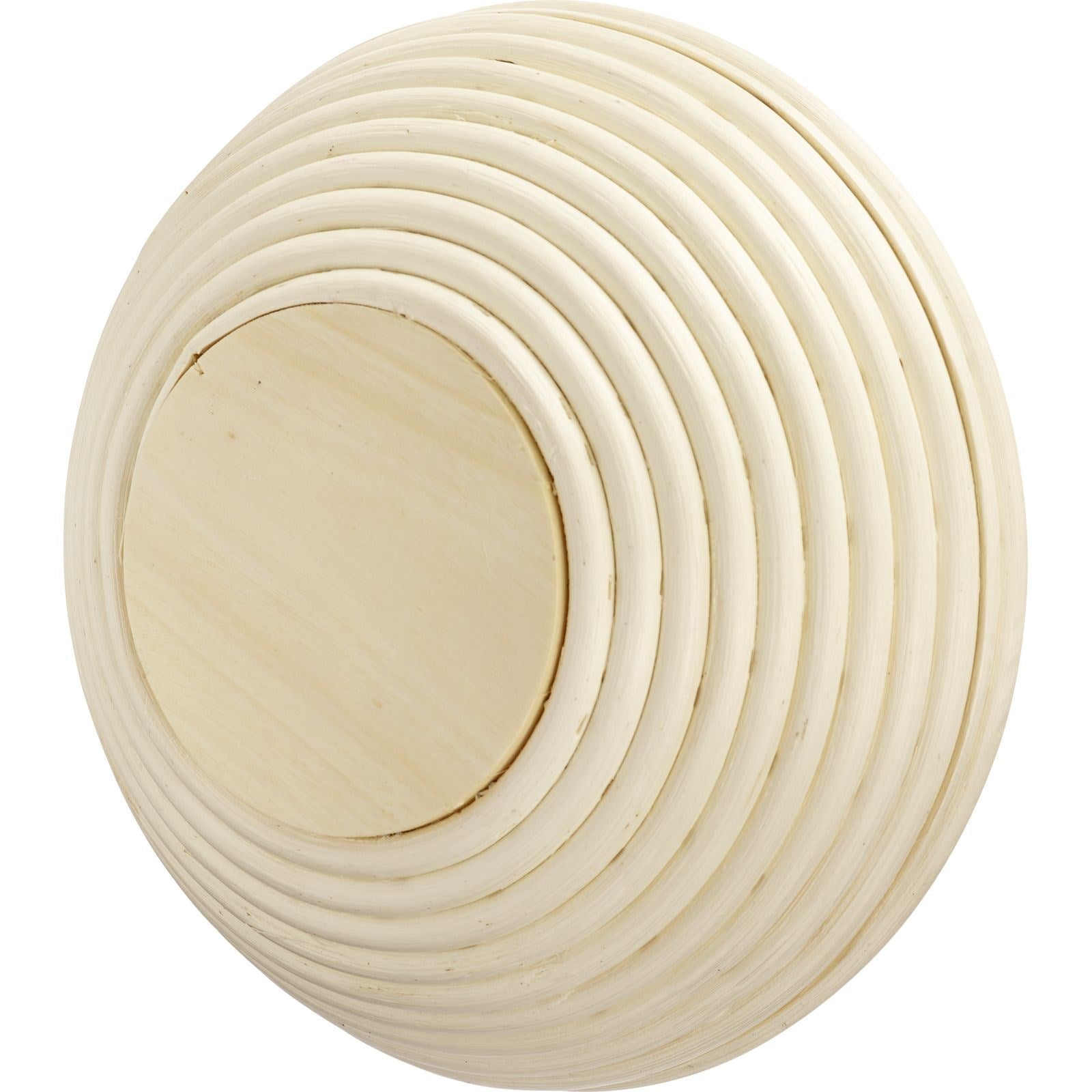 Rundes Gärkörbchen-Set mit Herzmotiv und Stoffbezug, ideal für Brotbacken, Masse: 24,5 x 8,5 cm, von Westmark.