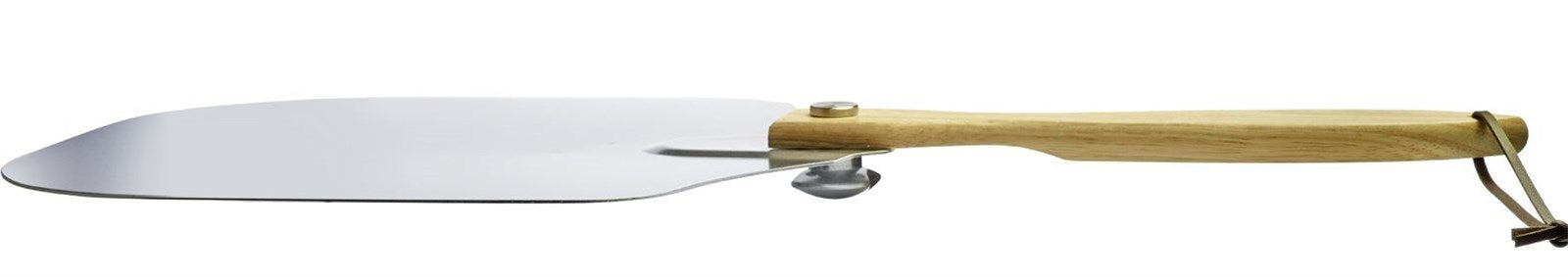 Leichte und stabile Pizzaschaufel aus Aluminium, ideal für Pizza und Brot, mit ergonomischem Griff für einfaches Handling.