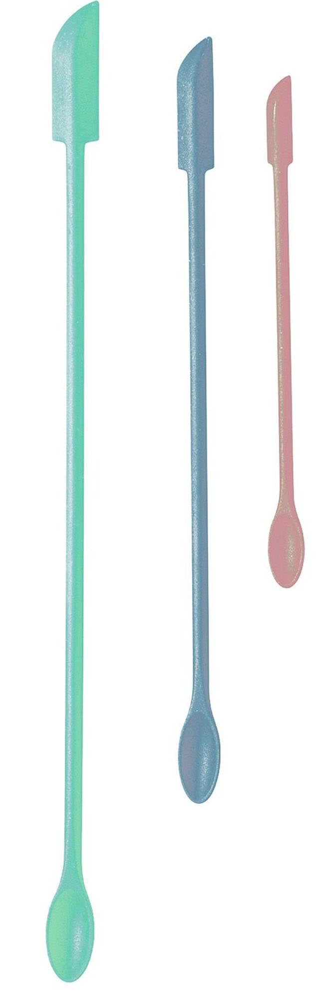 Praktisches 3er Set Restelöffel von Westmark in Slim-Design, ideal für Küche und Haushalt, in drei Grössen: 30.5cm, 23.3cm, 15.5cm.