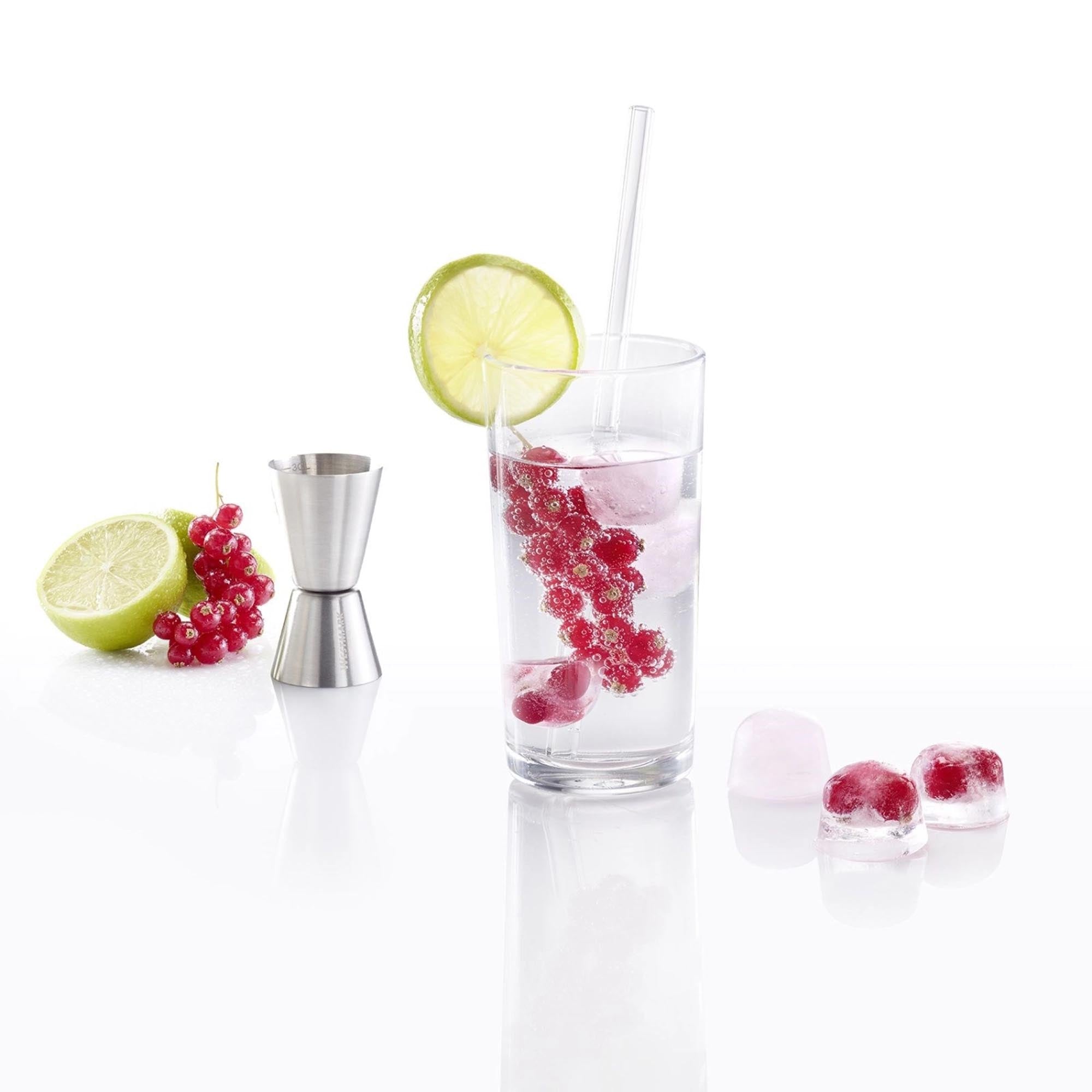 Praktisches 2er Set Eiswürfelbereiter mit Deckel von Westmark, ideal für saubere und einfache Eiswürfelherstellung daheim.