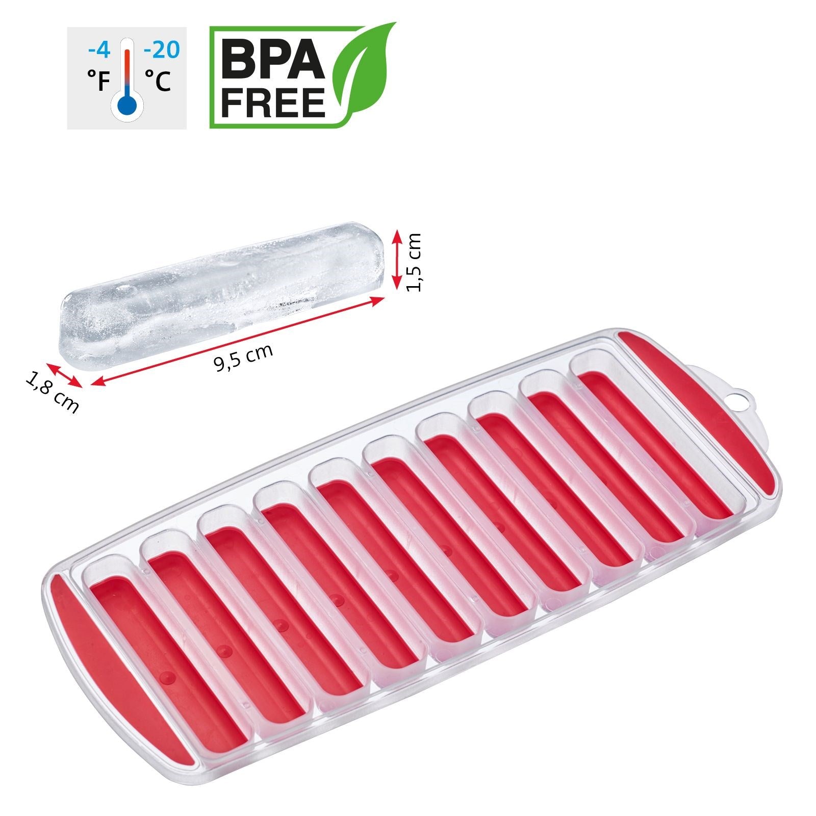 Kreatives 2er Set Eisbereiter Stixx von Westmark – ideal für individuelle Eiswürfel. Praktisch, vielseitig und perfekt für erfrischende Getränke.