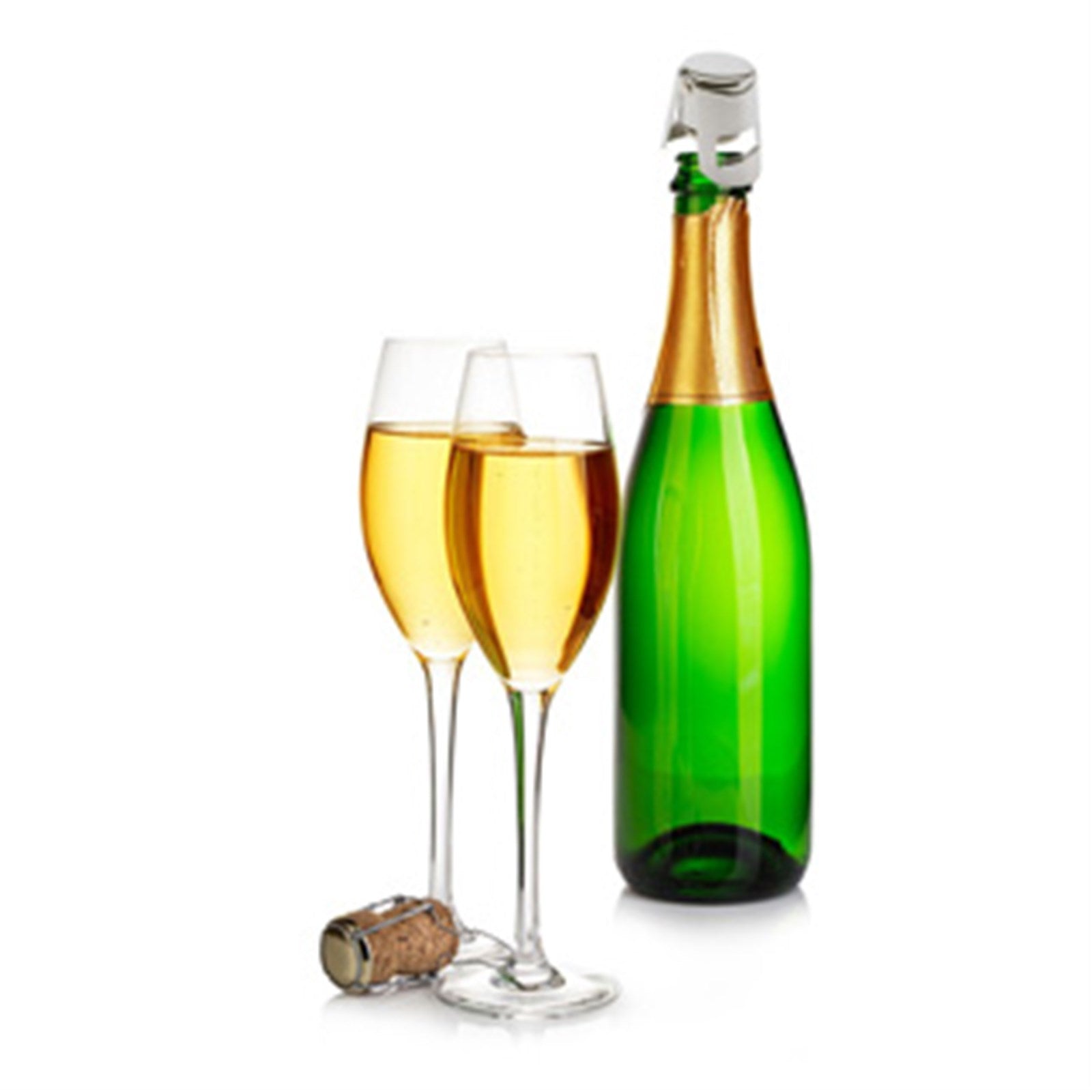 Praktischer Sektflaschenverschluss von Westmark, 4x4x5.2cm, hält Sekt frisch und sprudelnd, ideal für längeren Genuss.