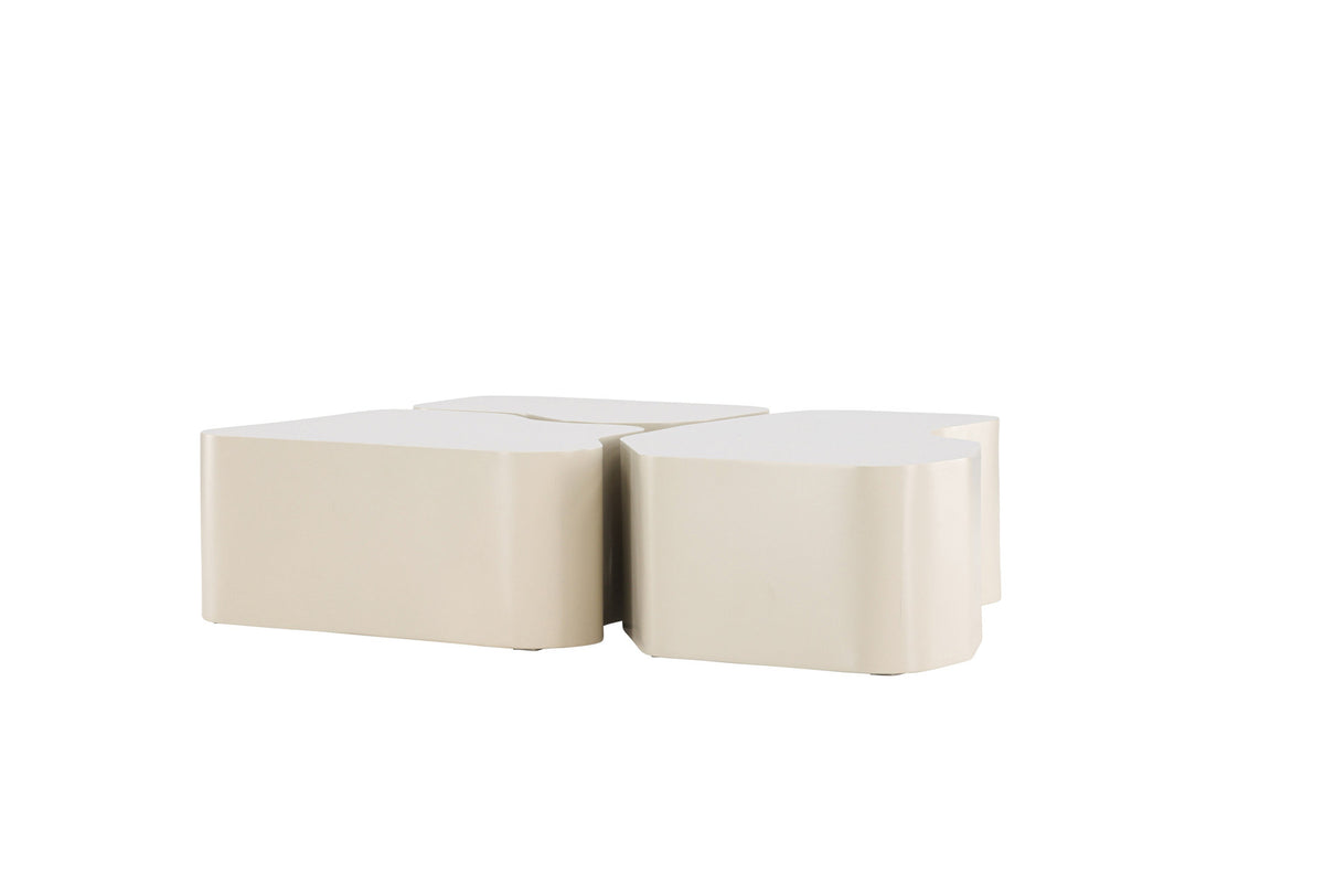 Nordland Coffee Tisch in Beige präsentiert im Onlineshop von KAQTU Design AG. Beistelltisch ist von Venture Home
