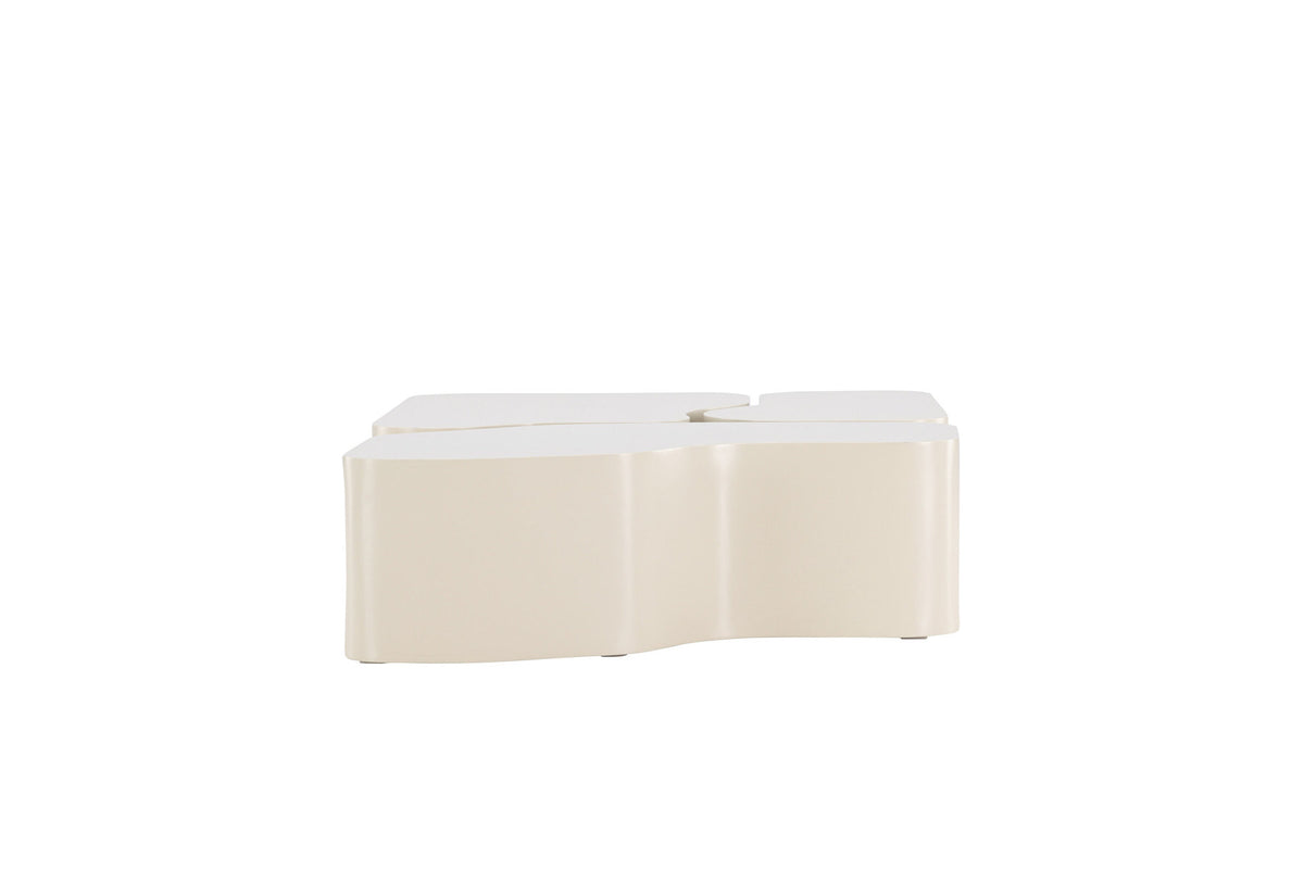 Nordland Coffee Tisch in Beige präsentiert im Onlineshop von KAQTU Design AG. Beistelltisch ist von Venture Home