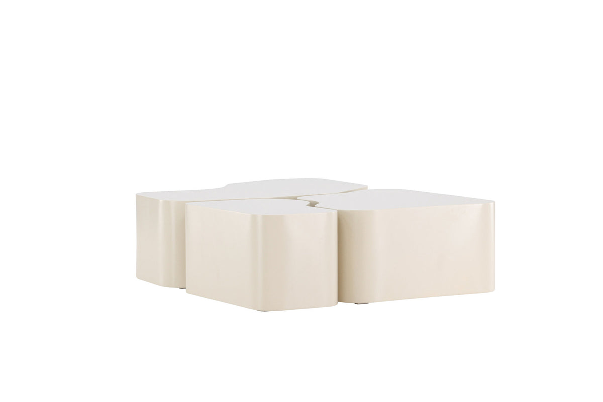 Nordland Coffee Tisch in Beige präsentiert im Onlineshop von KAQTU Design AG. Beistelltisch ist von Venture Home