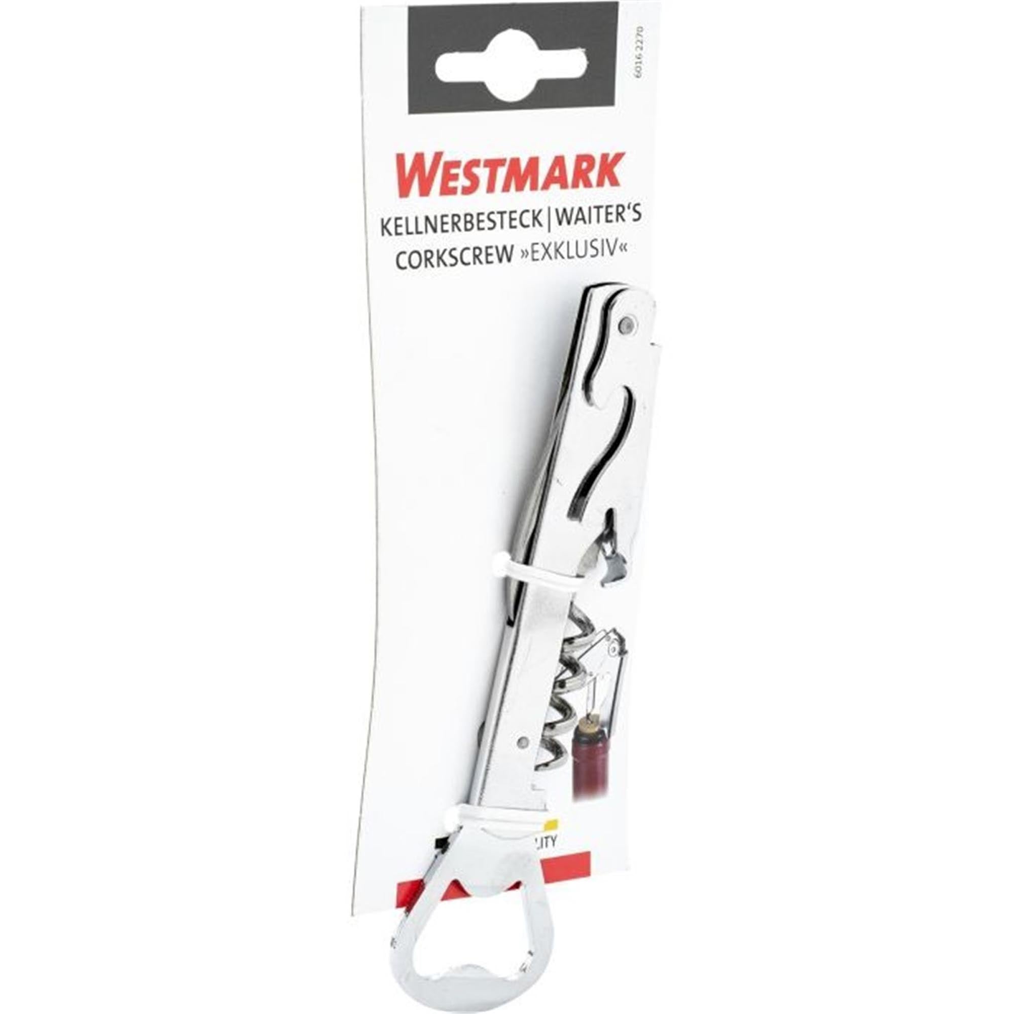 Elegantes Kellnerbesteck Exclusiv von Westmark, vielseitiger Flaschenöffner mit modernem Design, ideal für Gastronomie und den privaten Gebrauch.
