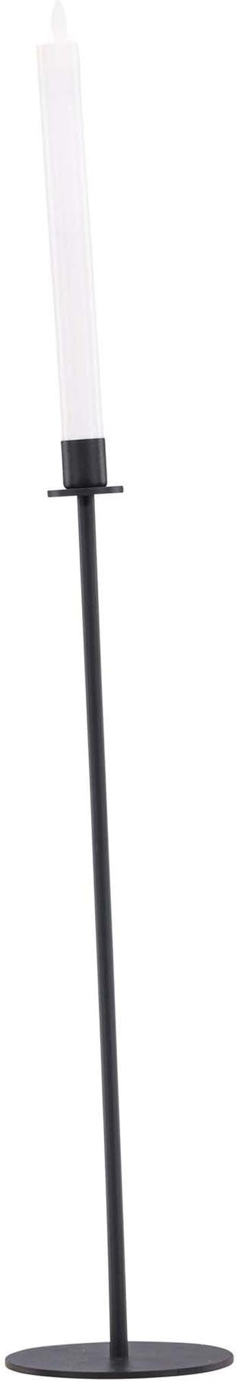 Eleganter Högehall Kerzenständer von Venture Home aus robustem schwarzem Stahl. Ideal für jeden Raum und schafft eine einladende Stimmung.