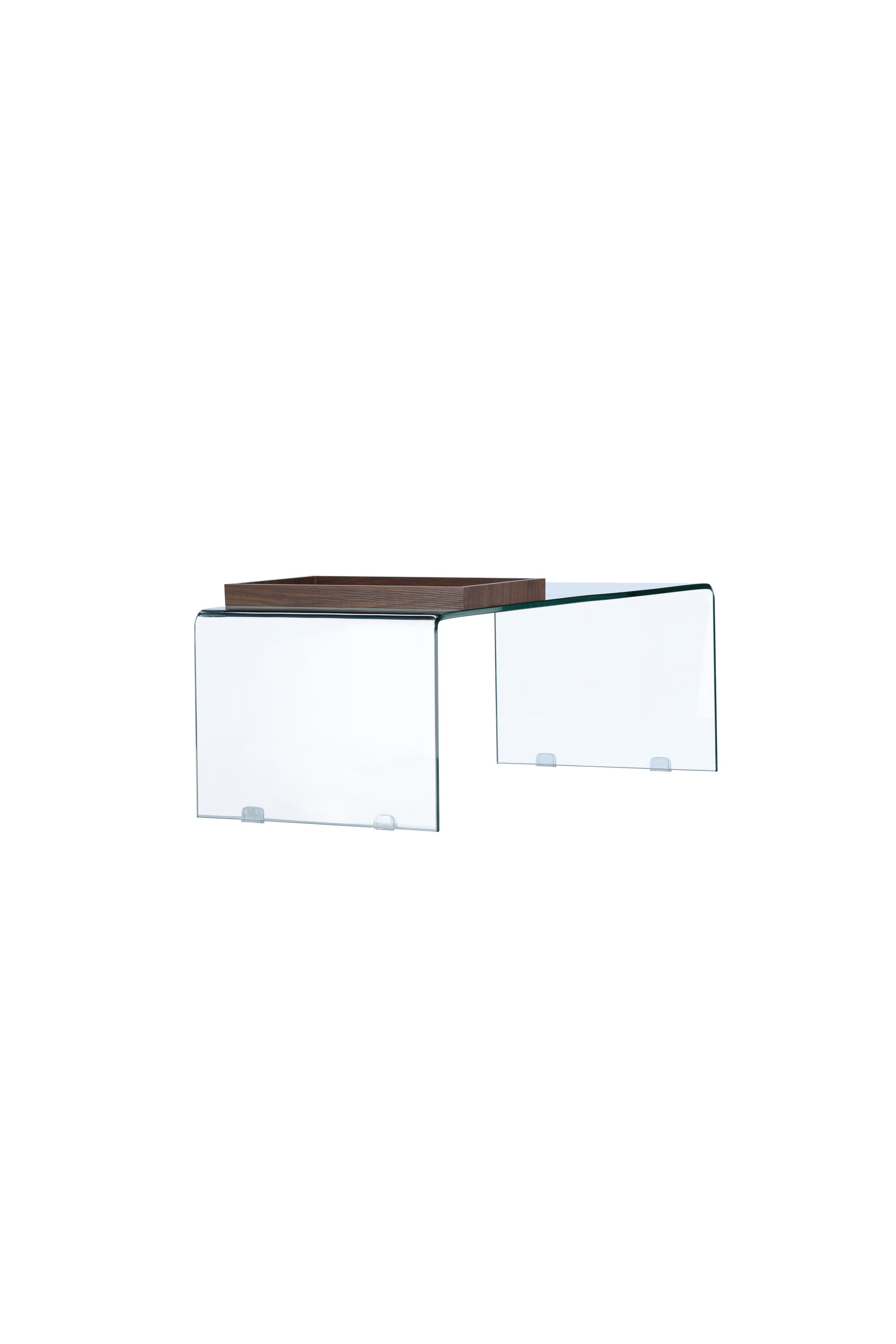 Telemark Coffee Tisch in Transparent präsentiert im Onlineshop von KAQTU Design AG. Beistelltisch ist von Venture Home