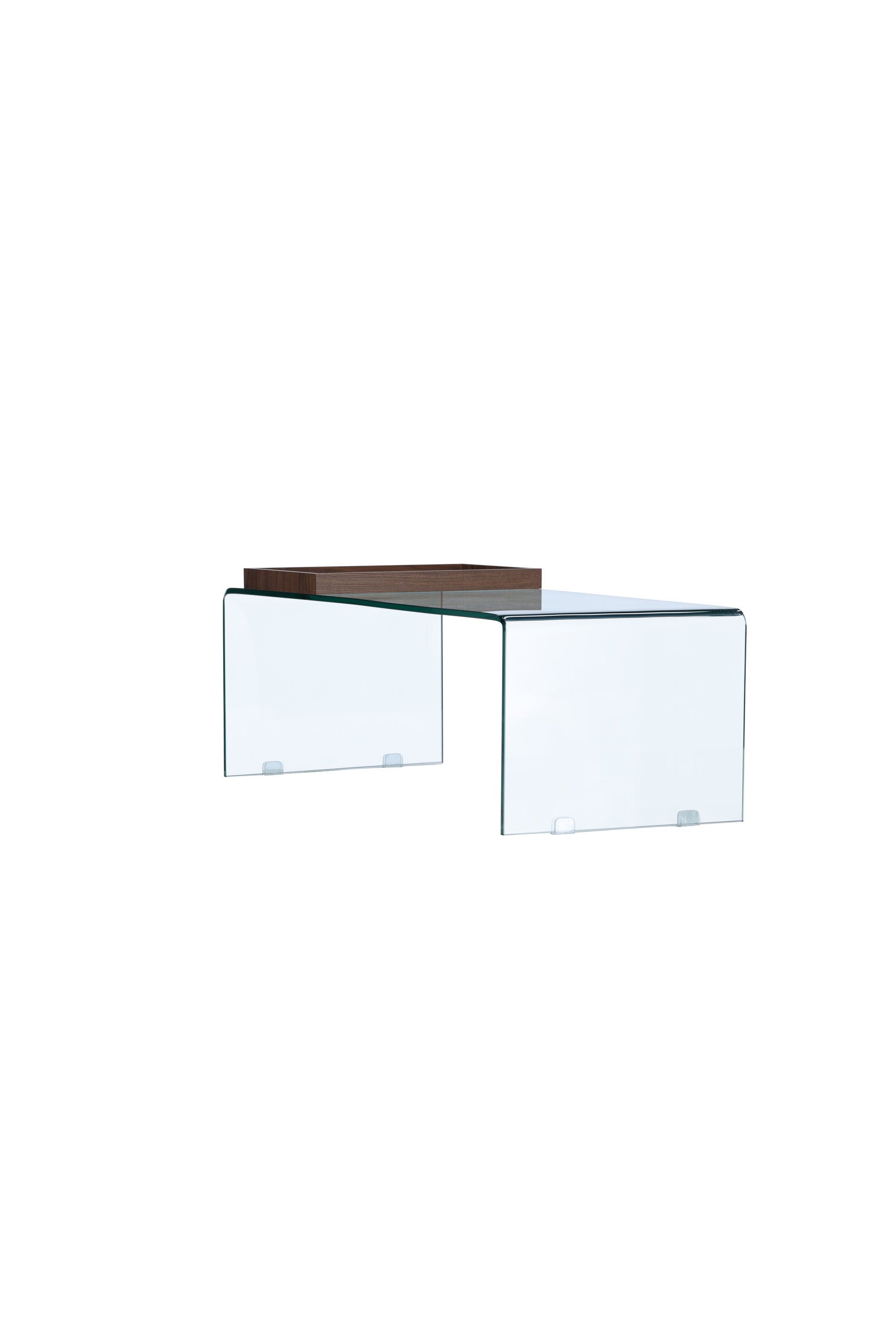 Telemark Coffee Tisch in Transparent präsentiert im Onlineshop von KAQTU Design AG. Beistelltisch ist von Venture Home
