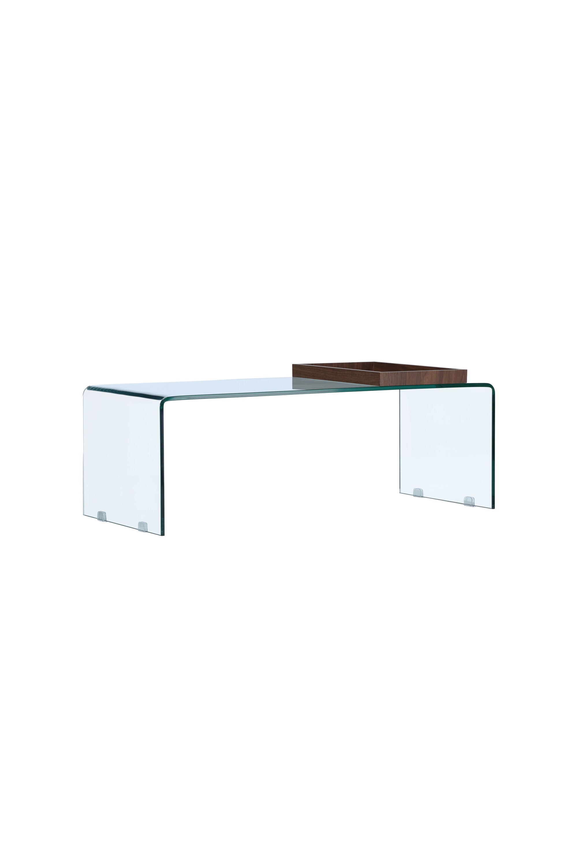 Telemark Coffee Tisch in Transparent präsentiert im Onlineshop von KAQTU Design AG. Beistelltisch ist von Venture Home