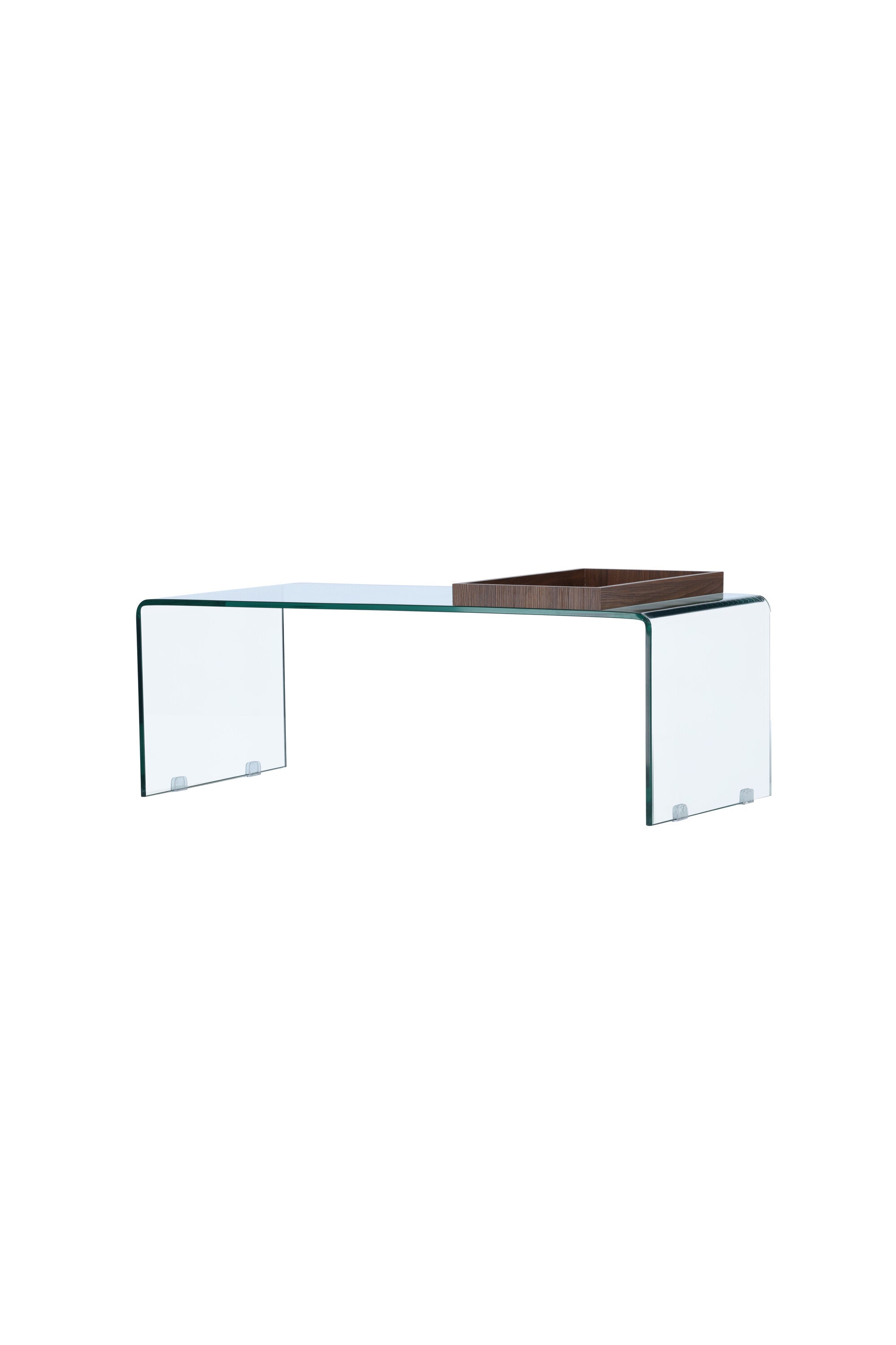 Telemark Coffee Tisch in Transparent präsentiert im Onlineshop von KAQTU Design AG. Beistelltisch ist von Venture Home